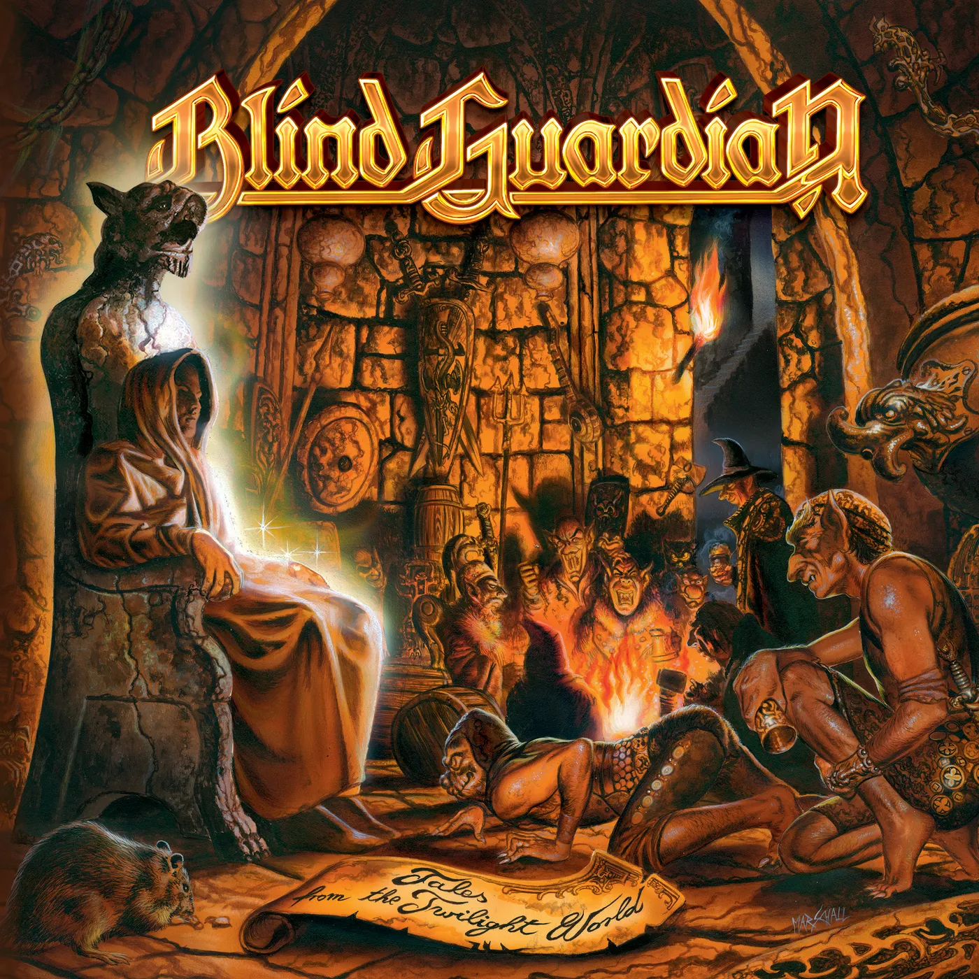 Blind Guardian TALES FROM THE TWILIGHT WORLD - Limited Edition Brown Colored Vinyl Record