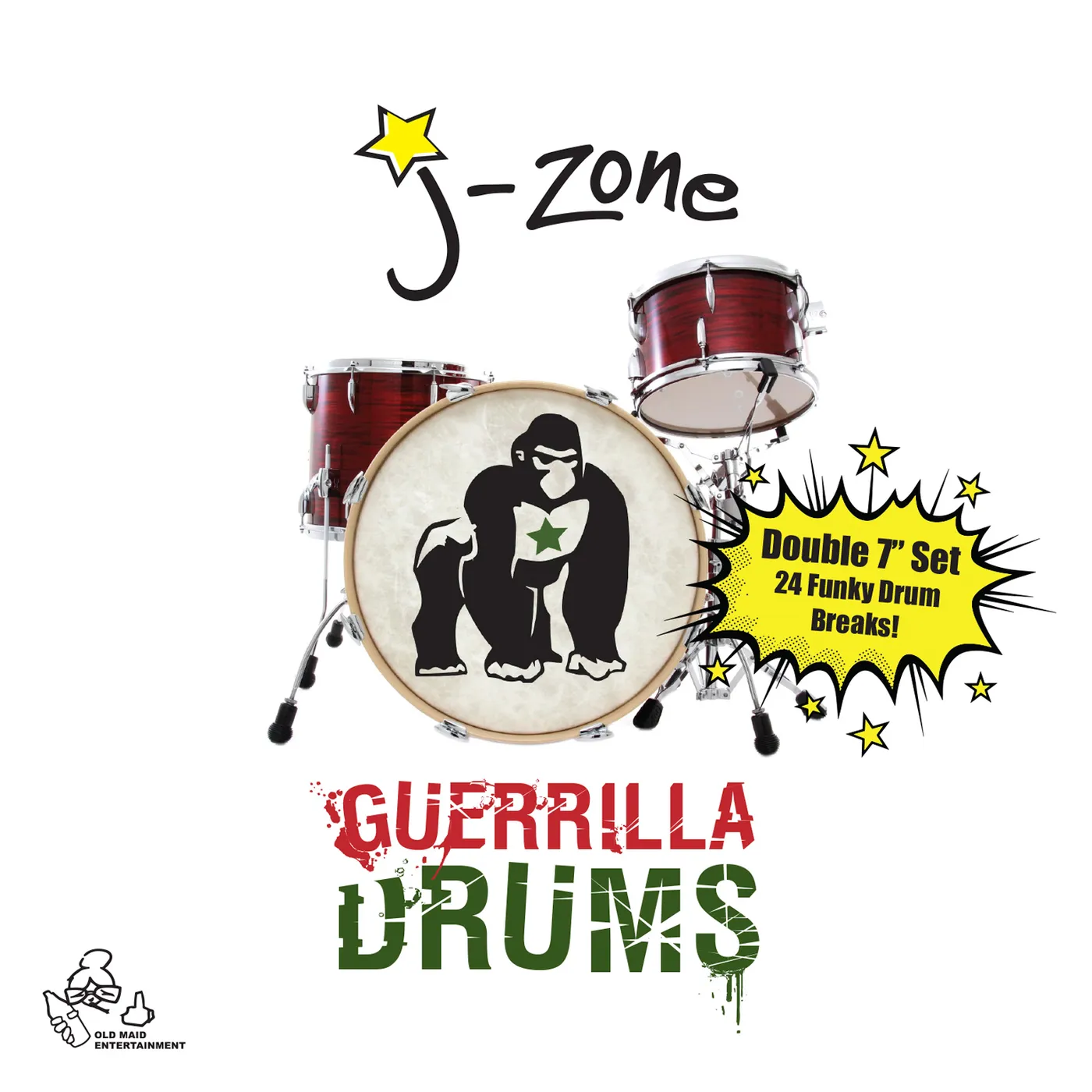 J-Zone GUERRILLA DRUMS Vinyl Record