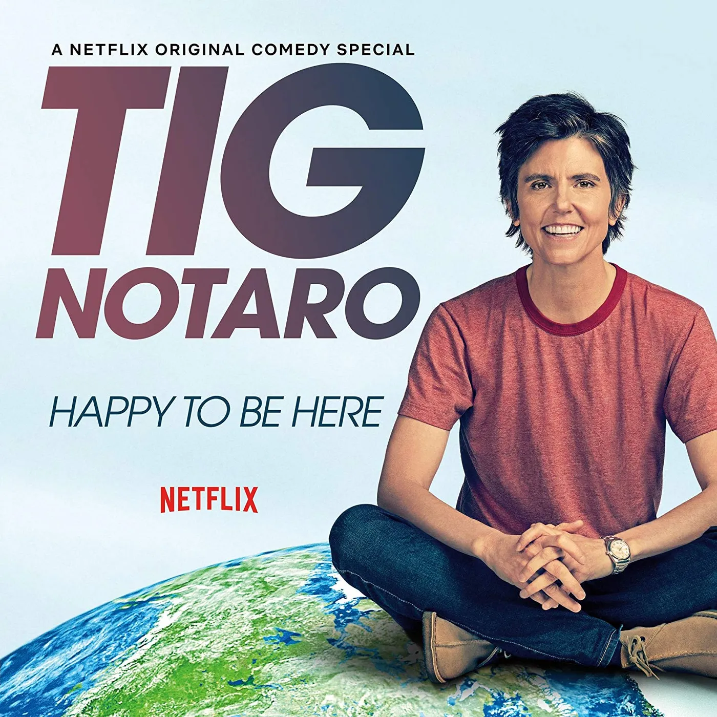 Tig Notaro HAPPY TO BE HERE Vinyl Record