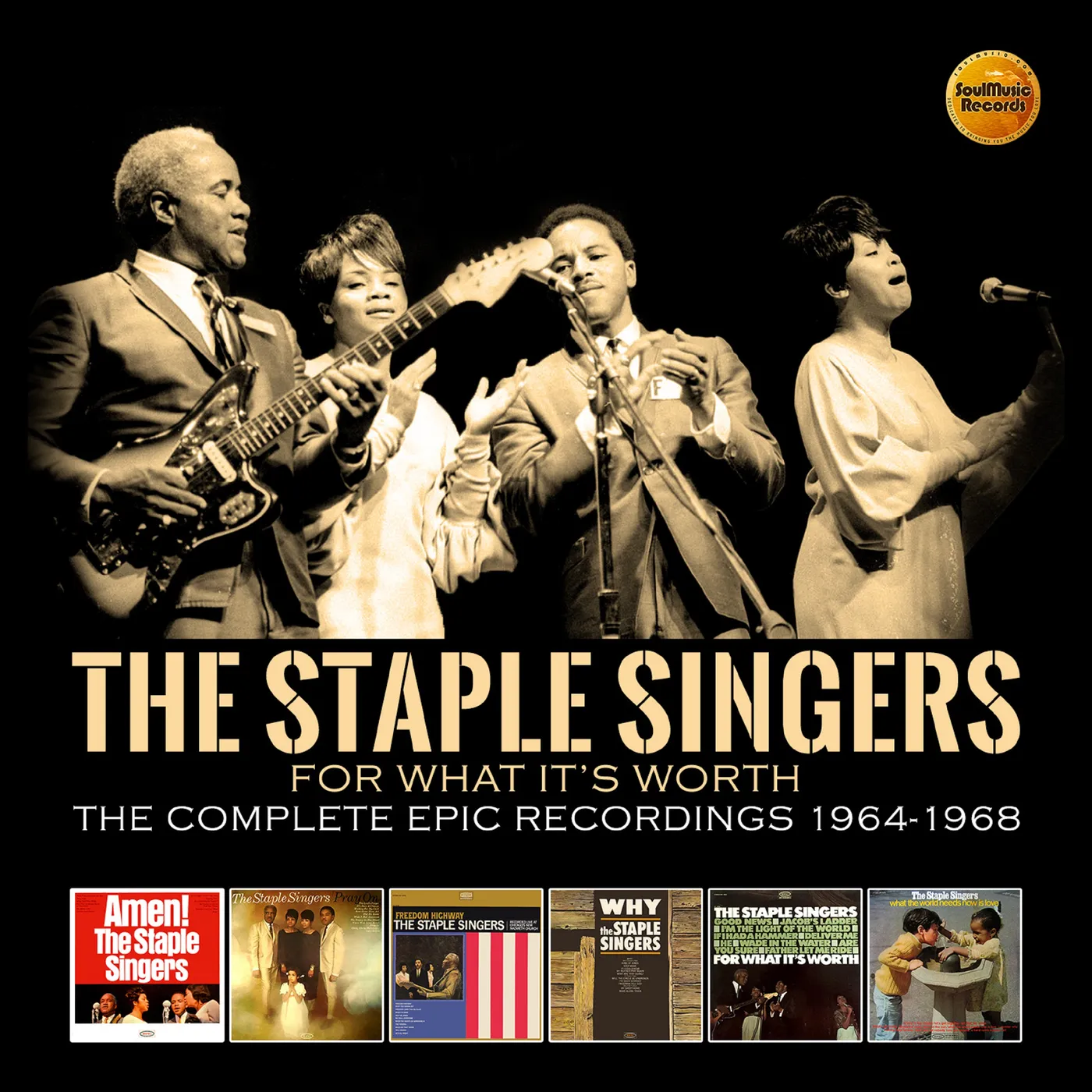 The Staple Singers FOR WHAT IT'S WORTH: COMP EPIC RECORDINGS 1964-68 CD