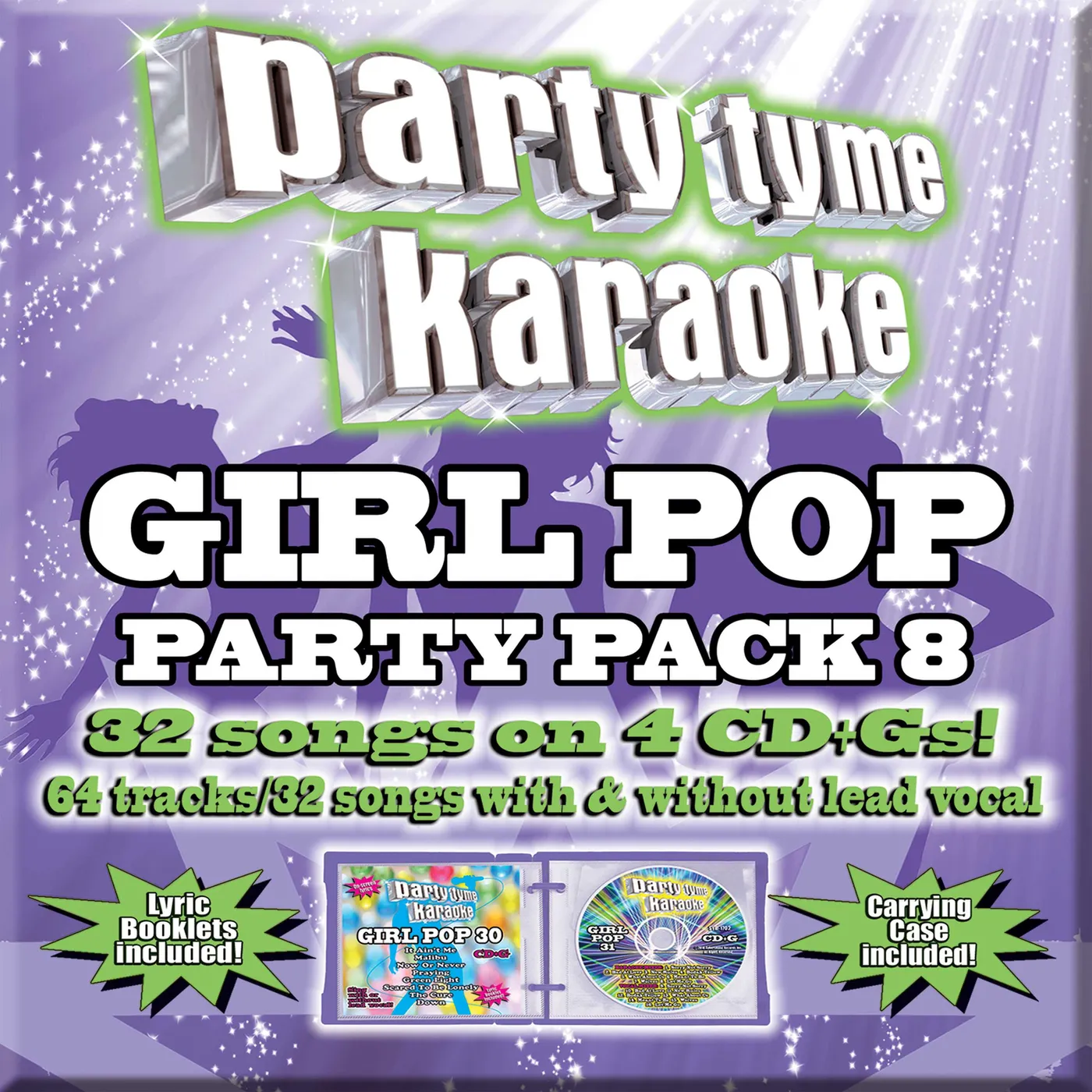 Party Tyme Karaoke GIRL POP PARTY PACK 8 (4 CD)(32+32-SONG PARTY PACK) CD