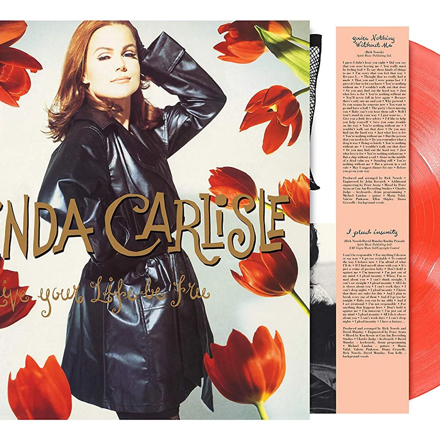 Belinda Carlisle LIVE YOUR LIFE BE FREE - Limited Edition 180 Gram Peach Colored Vinyl Record