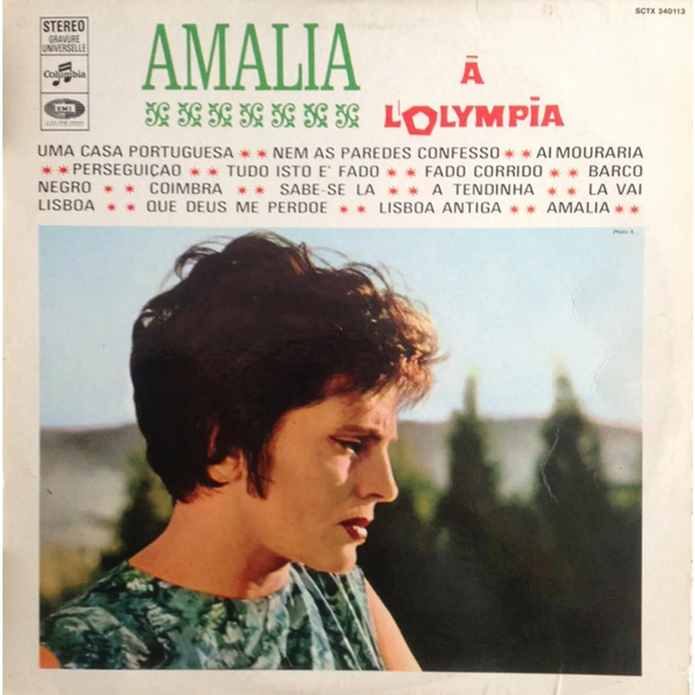 Amália Rodrigues AMALIA A L'OLYMPIA Vinyl Record