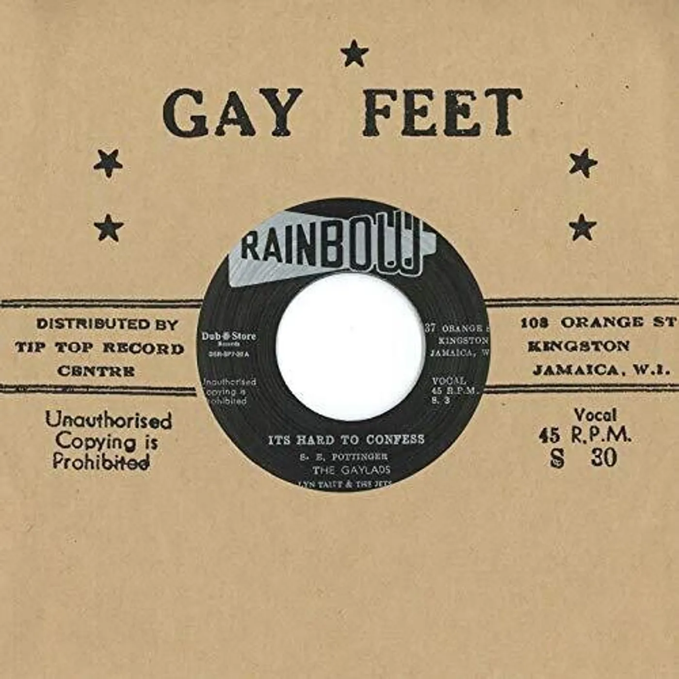 The Gaylads It's Hard To Confess / I Need Your Loving Vinyl Record