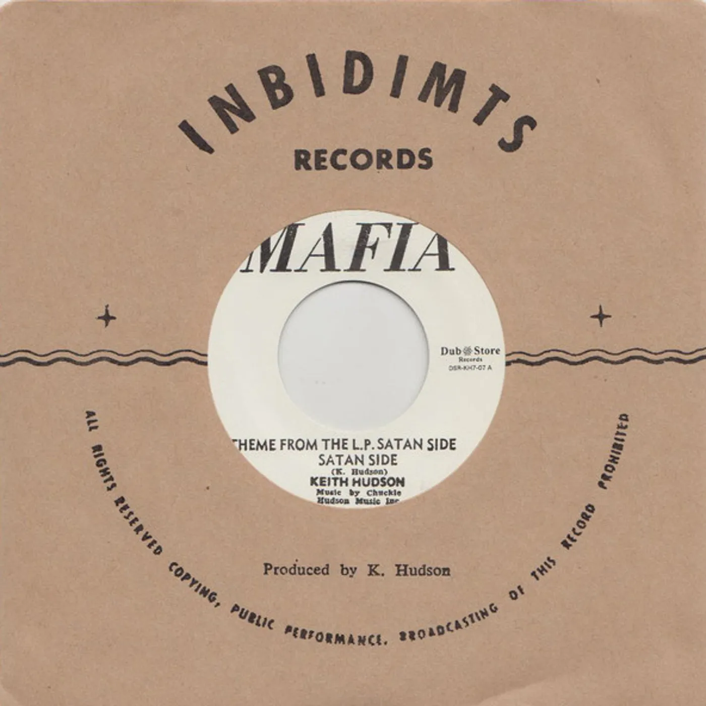 Keith Hudson / Horace Andy / Earl Flute SATAN SIDE / PETER & JUDAS Vinyl Record