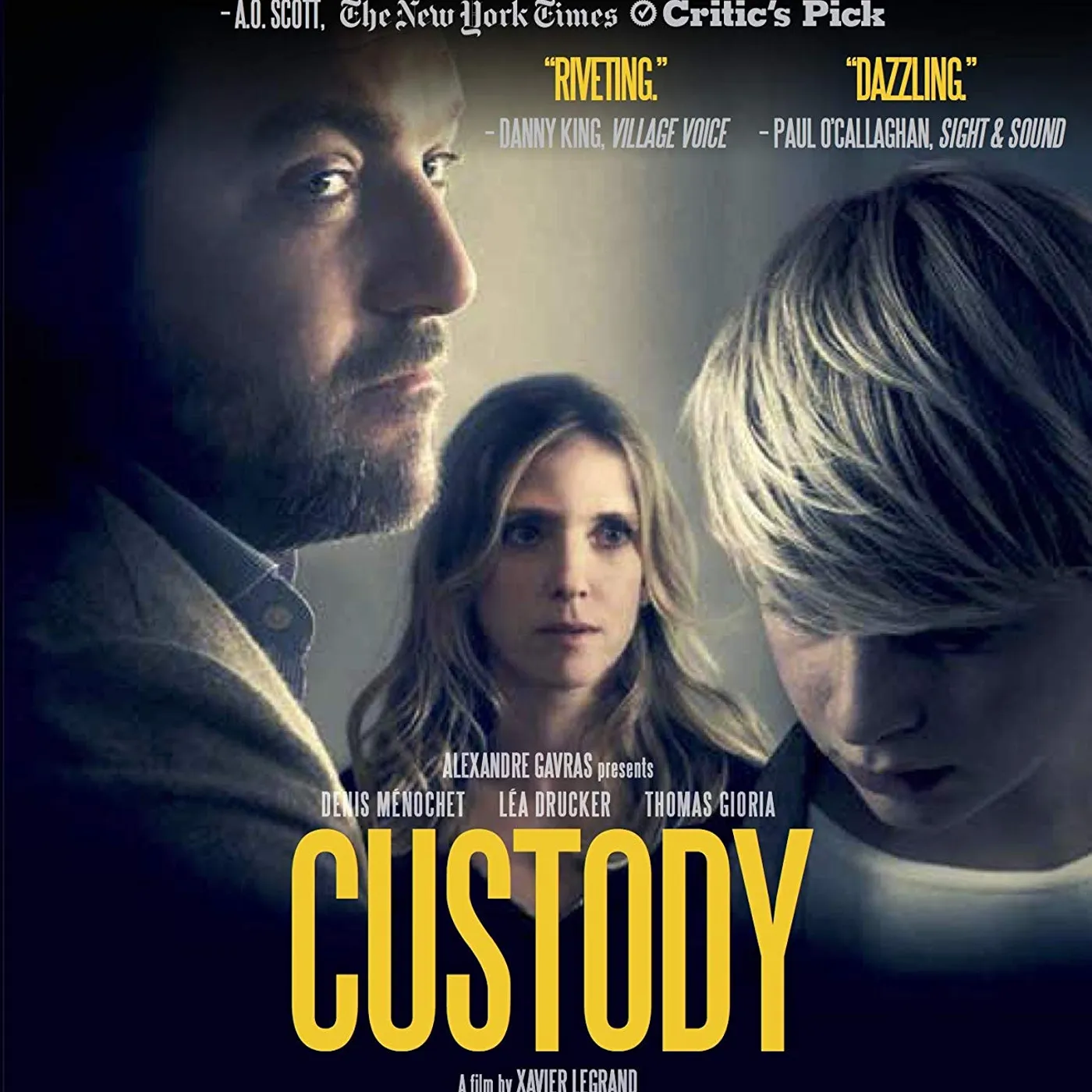 CUSTODY (2018) Blu-ray