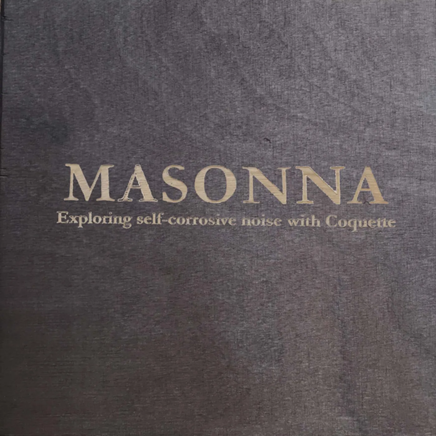 Masonna EXPLORING SELF CORROSIVE NOISE WITH COQUETTE CD
