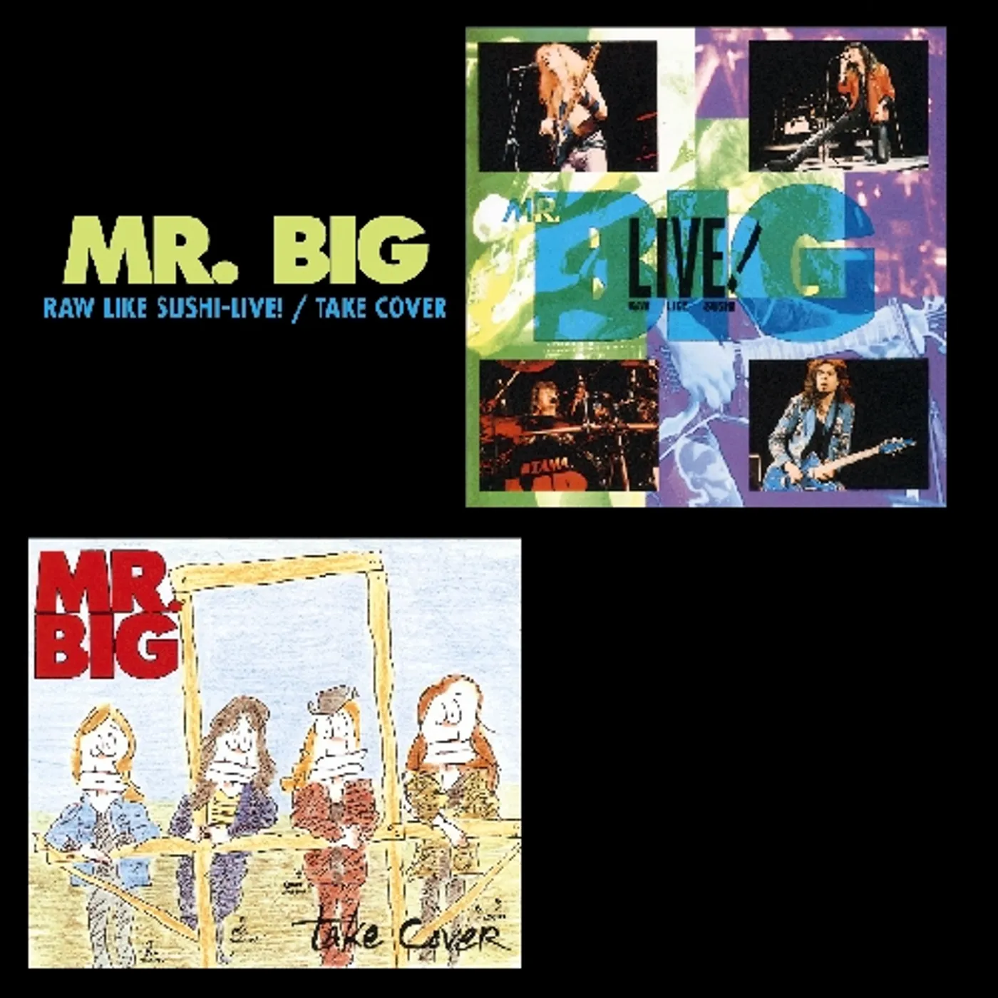 Mr. Big RAW LIKE SUSHI: LIVE / TAKE COVER CD