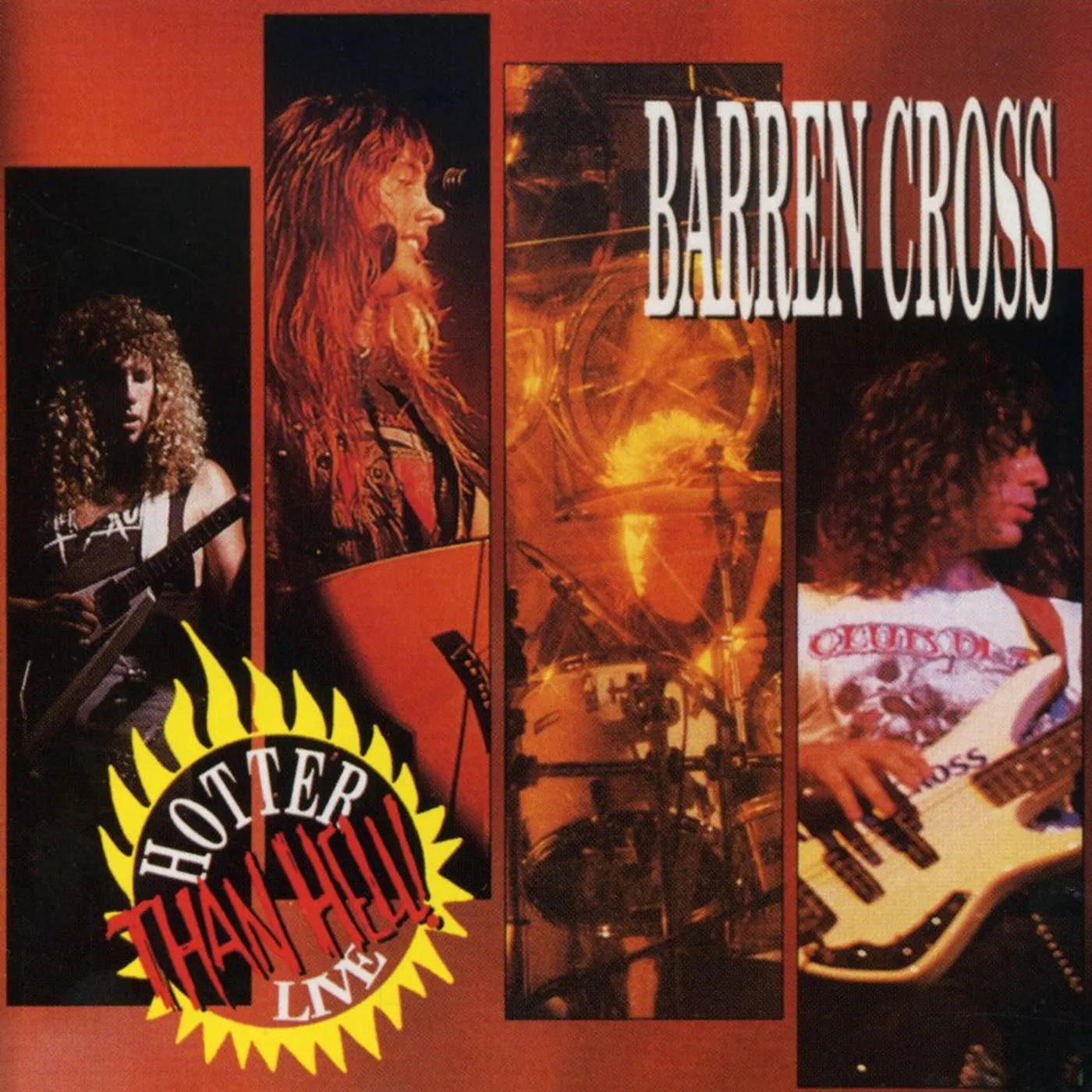 Barren Cross HOTTER THAN HELL LIVE CD