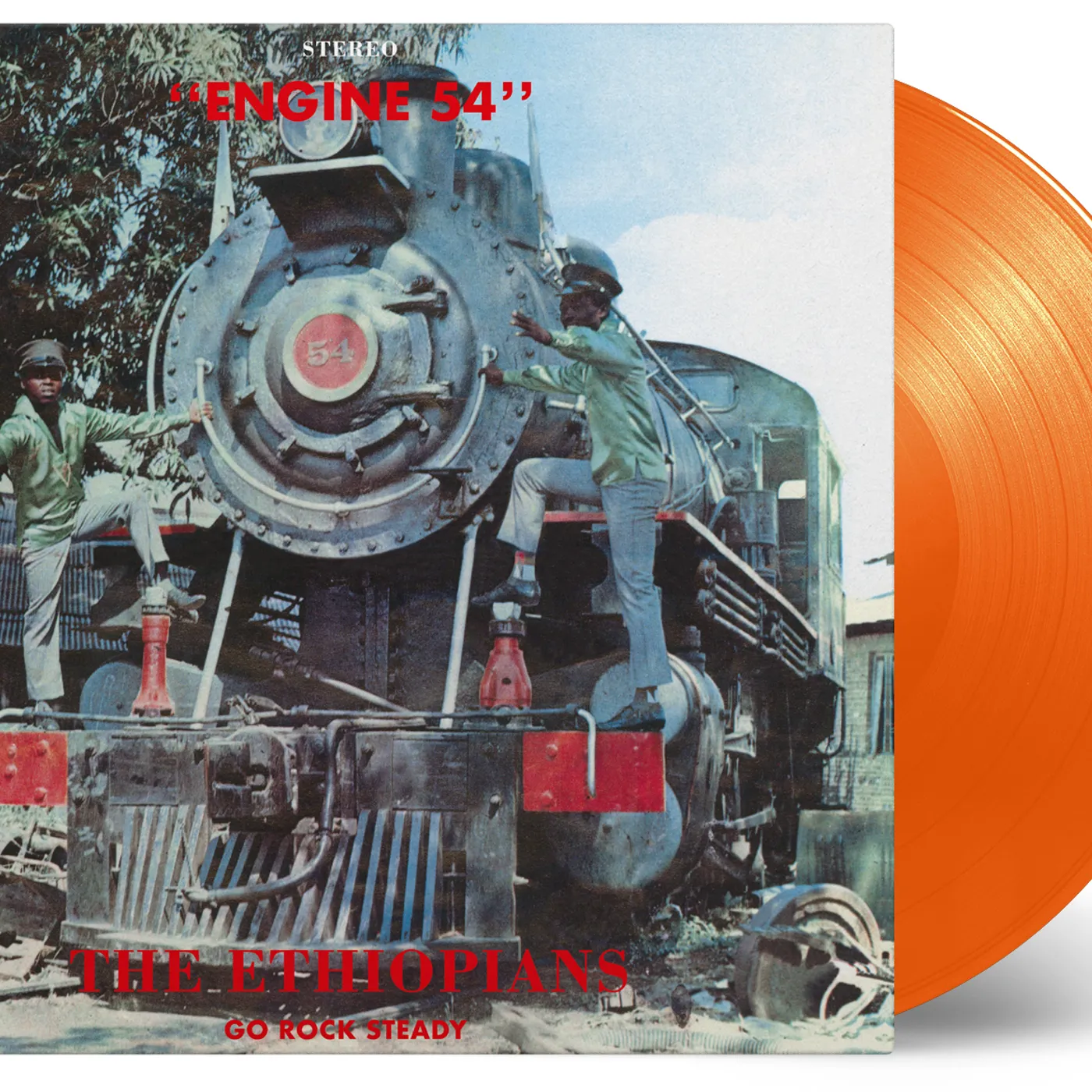 Ethiopians ENGINE 54 - Limited Edition Orange Colored Vinyl Record
