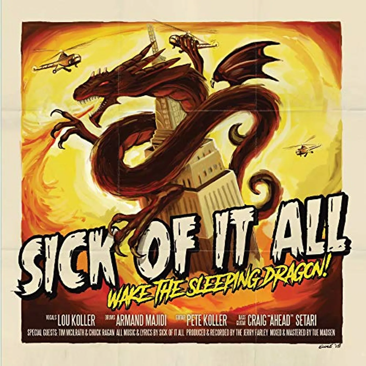 Sick Of It All WAKE THE SLEEPING DRAGON CD