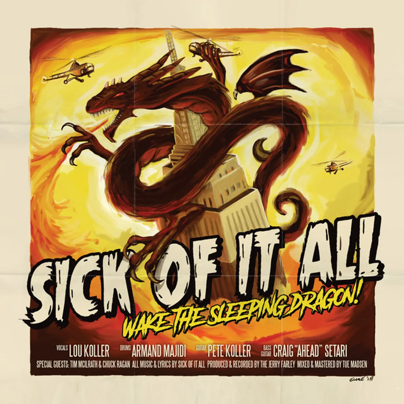 Sick Of It All Wake the Sleeping Dragon Vinyl Record