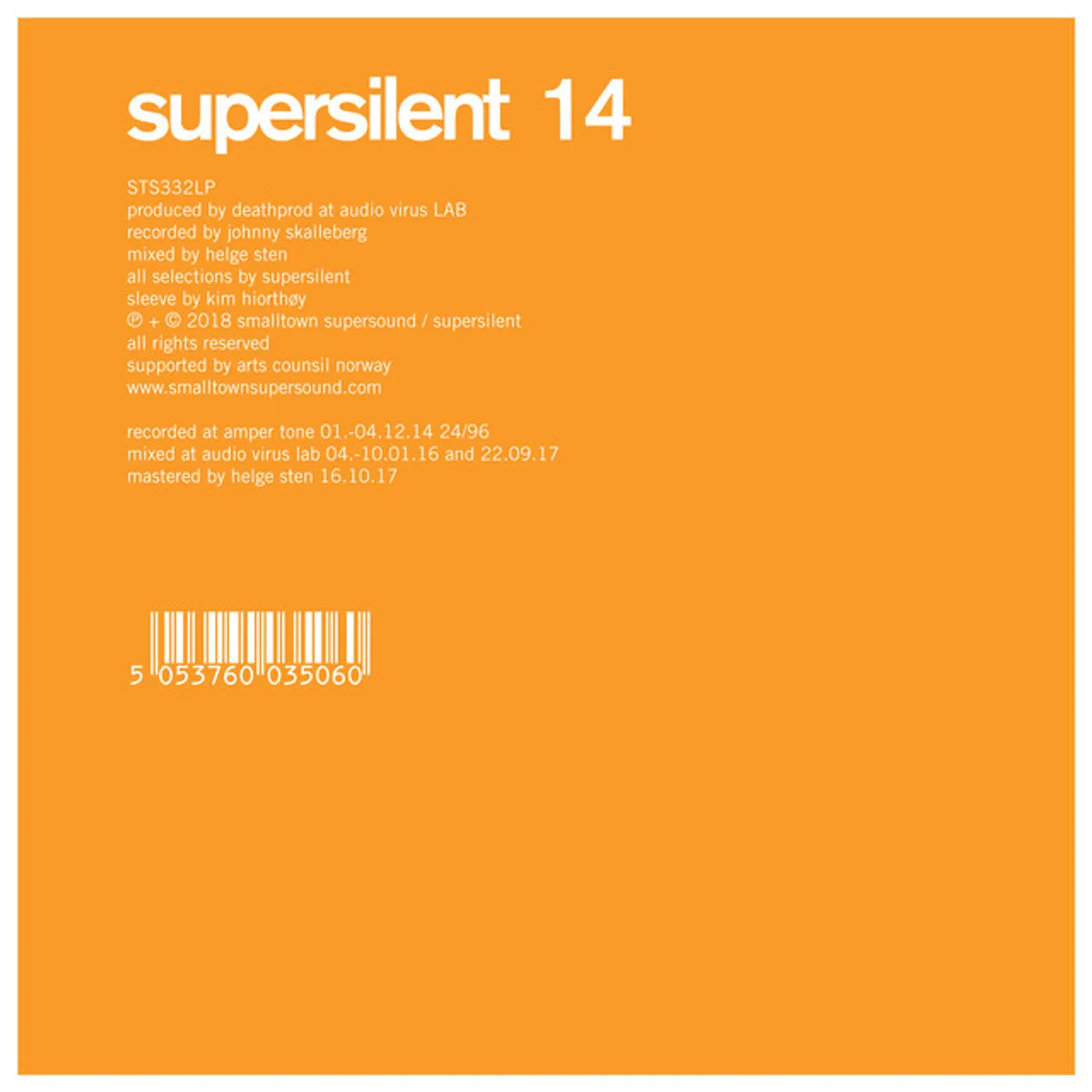 Supersilent 14 Vinyl Record