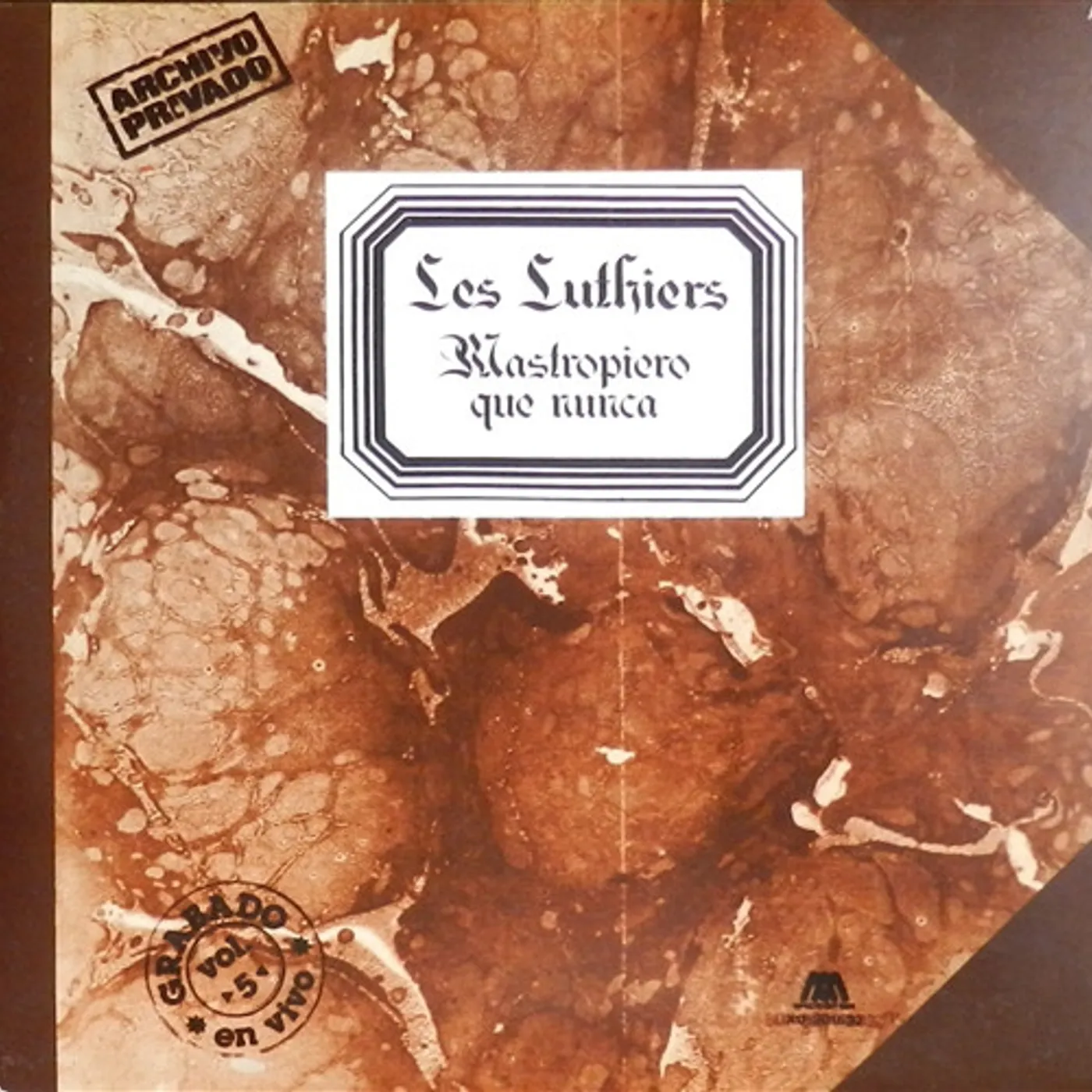 Les Luthiers MASTROPIERO QUE NUNCA Vinyl Record