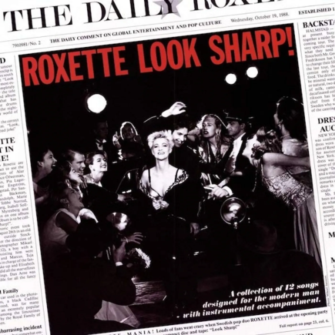 Roxette LOOK SHARP 30TH ANNIVERSARY EDITION Vinyl Record