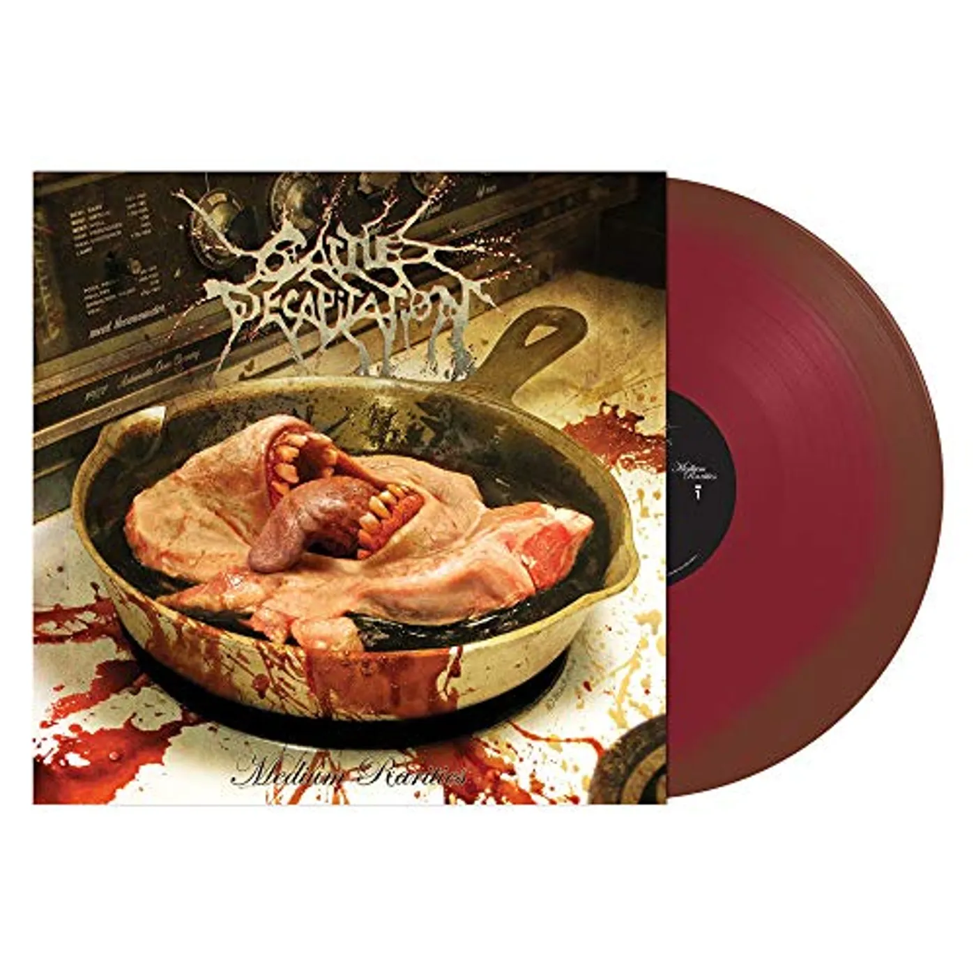 Cattle Decapitation MEDIUM RARITIES - Limited Edition Red & Grease Colored Vinyl Record