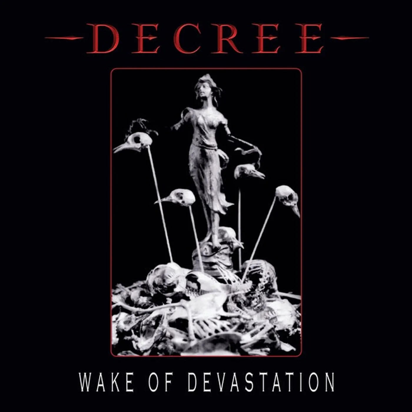 Decree WAKE OF DEVASTATION (WHITE VINYL) Vinyl Record