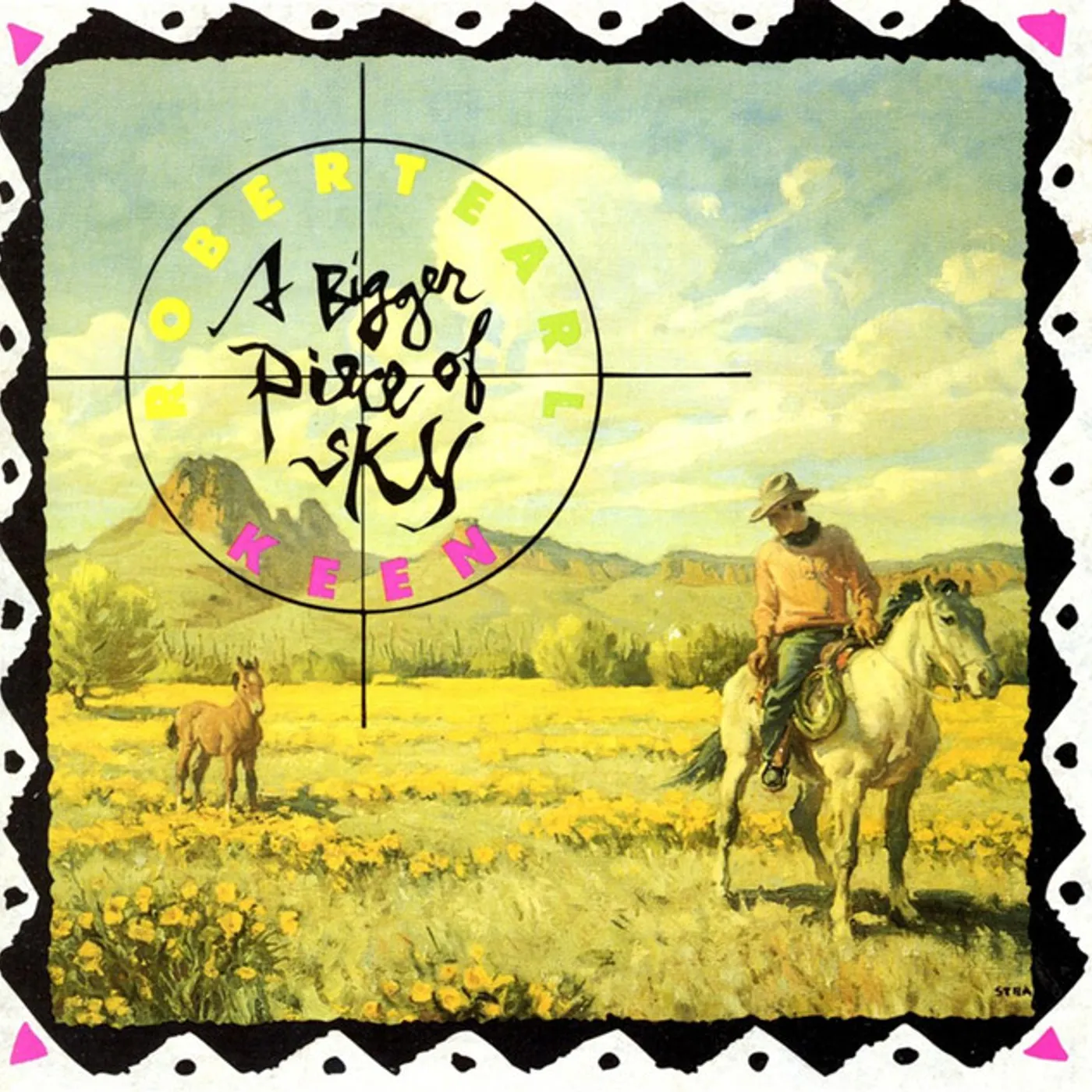 Robert Earl Keen BIGGER PIECE OF SKY Vinyl Record