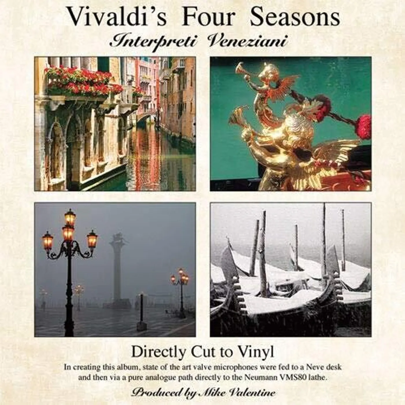 INTERPRETI VENEZIANI CHAMBER ORCHESTRA VIVALDI THE FOUR SEASONS Vinyl Record