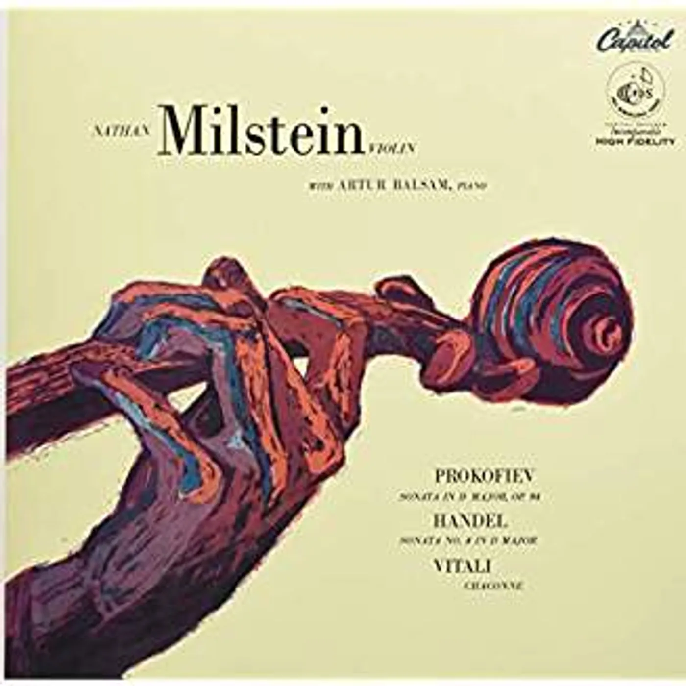 Nathan Milstein VIOLIN SONATAS & CHACONNE (PROKOFIEV HANDEL & Vinyl Record