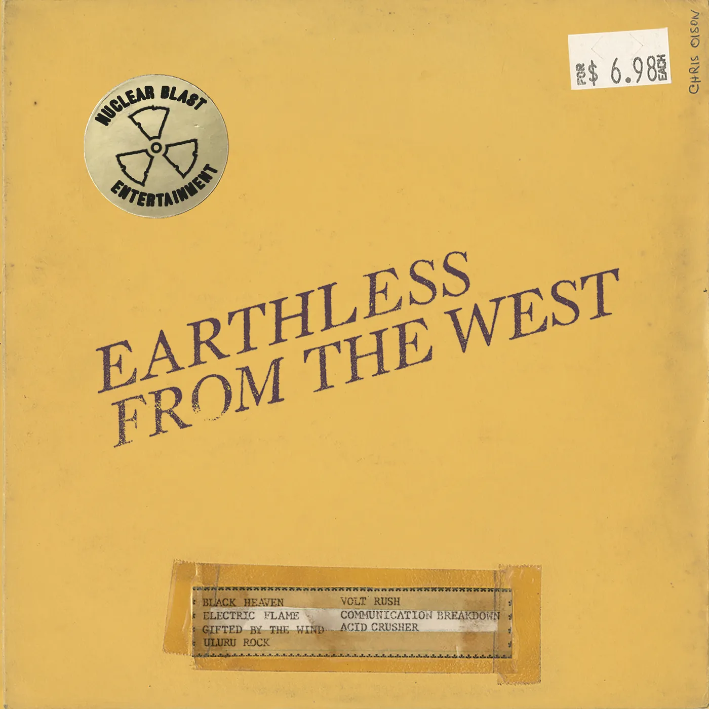 Earthless FROM THE WEST CD