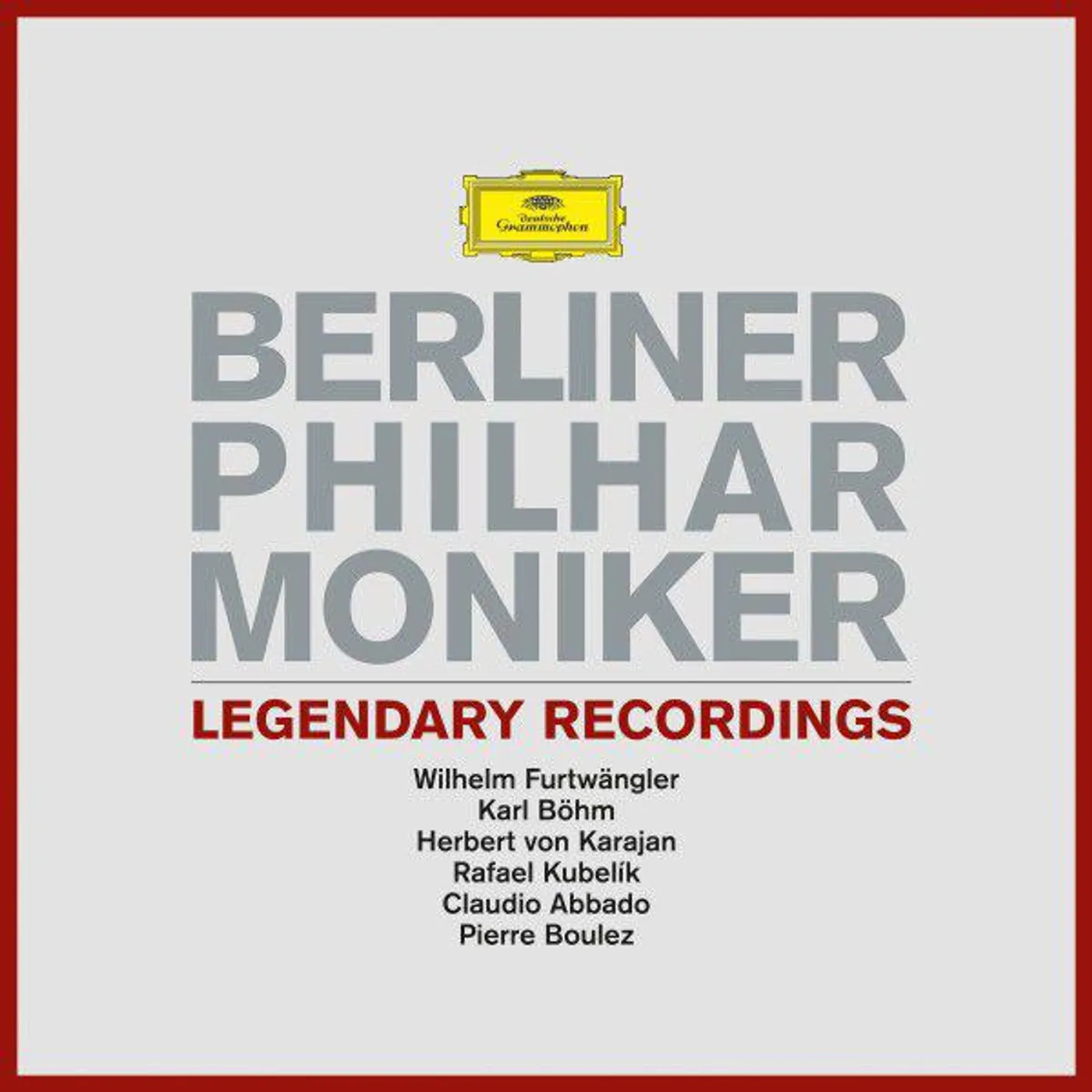 BERLINER PHILHARMONIKER LEGENDARY RECORDINGS Vinyl Record Box Set