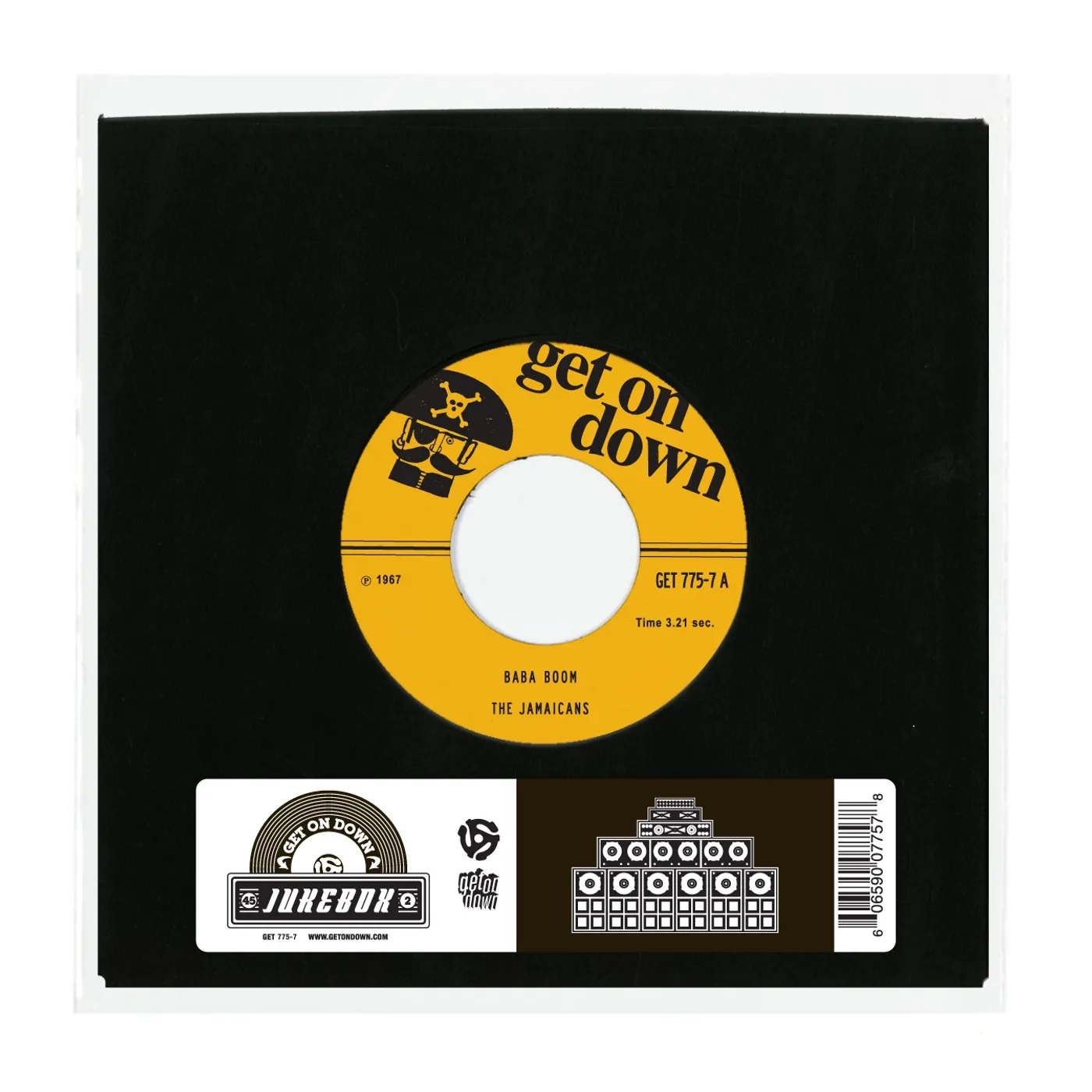 The Jamaicans BA BA BOOM / TWILIGHT ZONE Vinyl Record