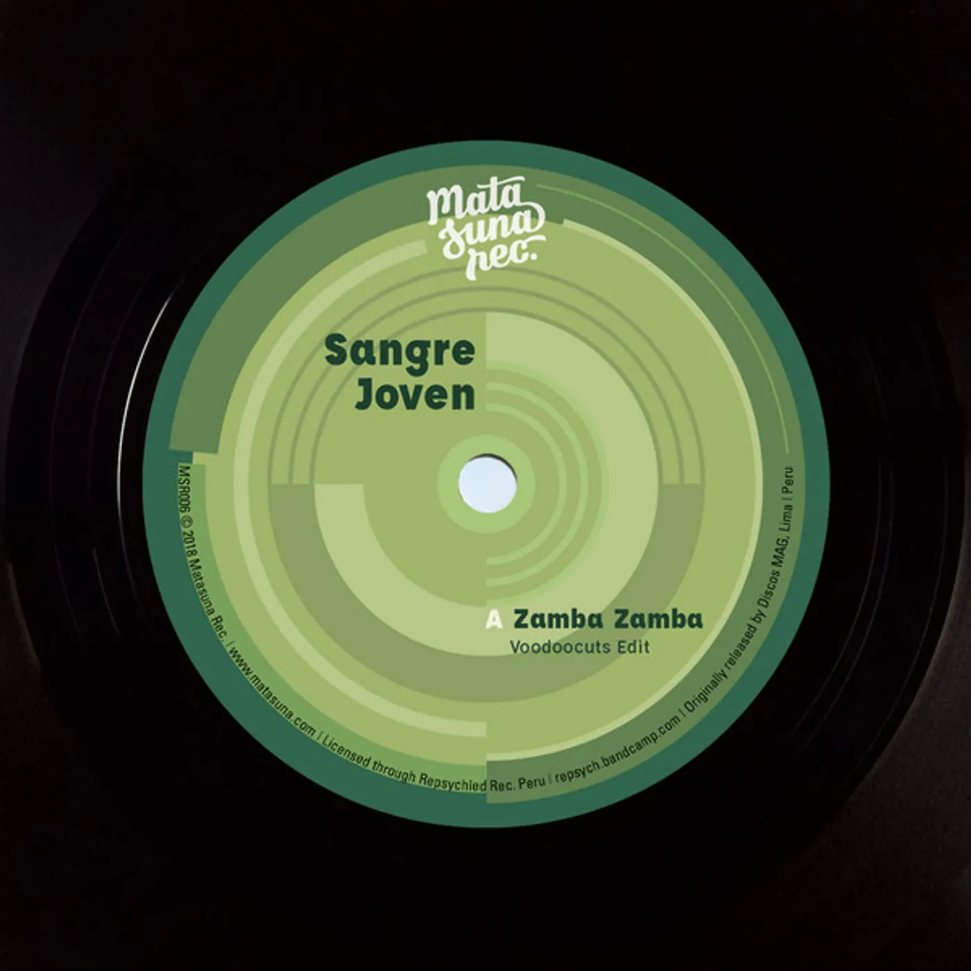 Sangre Joven ZAMBA ZAMBA Vinyl Record