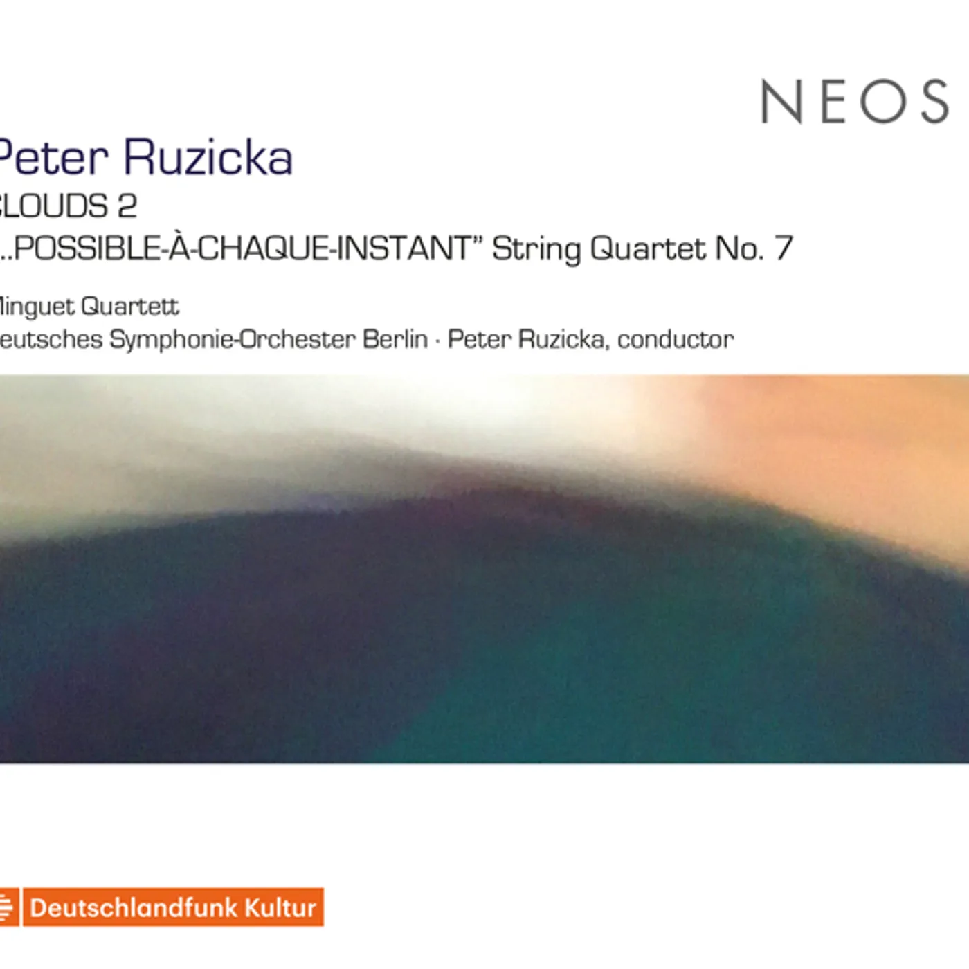 Peter Ruzicka CLOUDS 2 / POSSIBLE A CHAQUE INSTANT CD