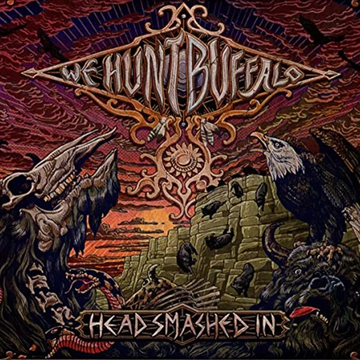 We Hunt Buffalo HEAD SMASHED IN CD