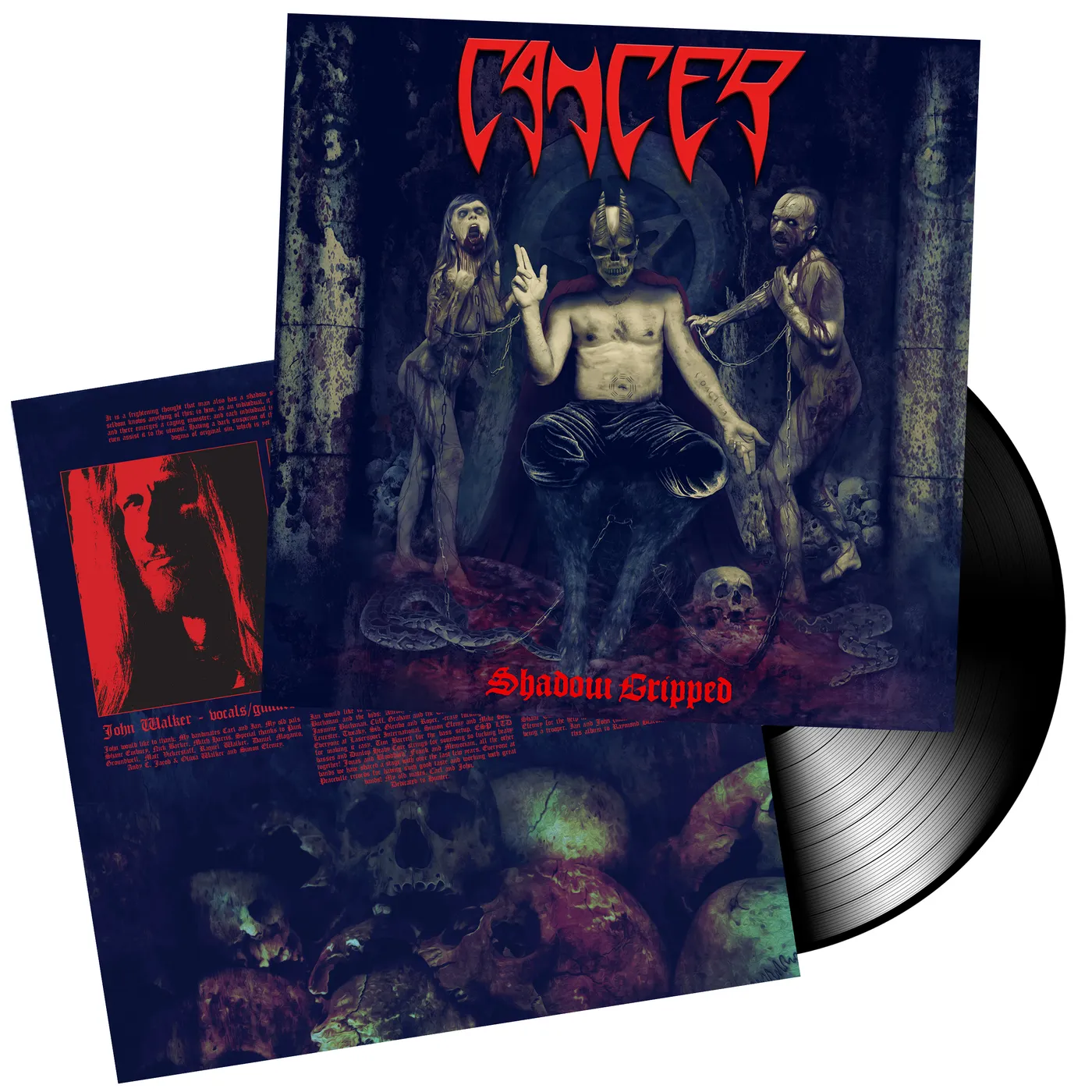 Cancer SHADOW GRIPPED Vinyl Record