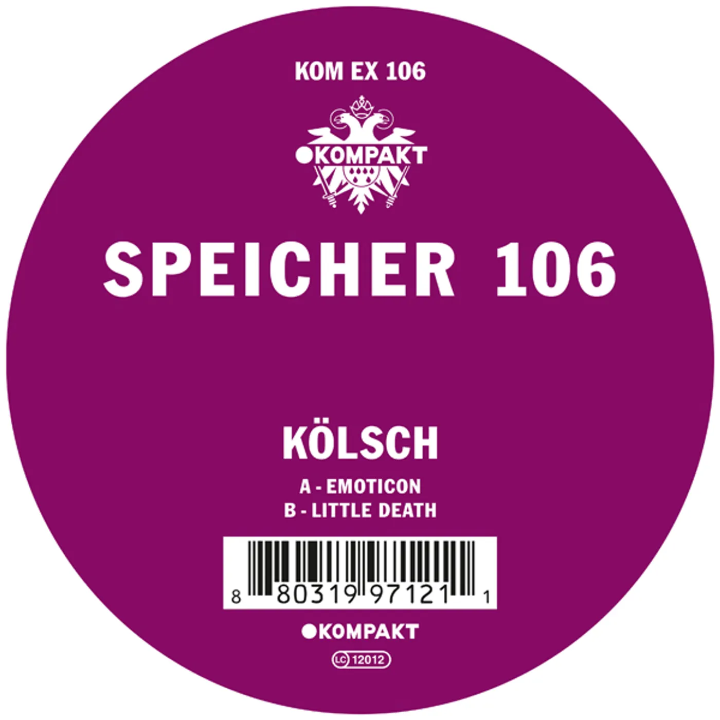 Kölsch SPEICHER 106 Vinyl Record