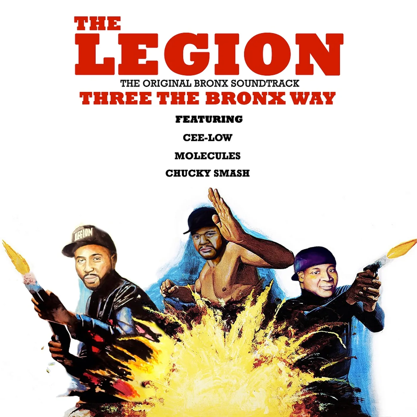 Legion THREE THE BRONX WAY Vinyl Record