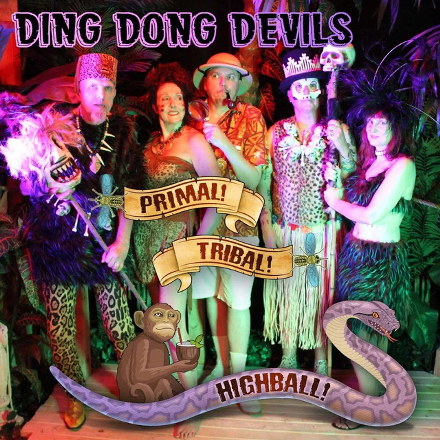 Ding Dong Devils PRIMAL TRIBAL HIGHBALL Vinyl Record