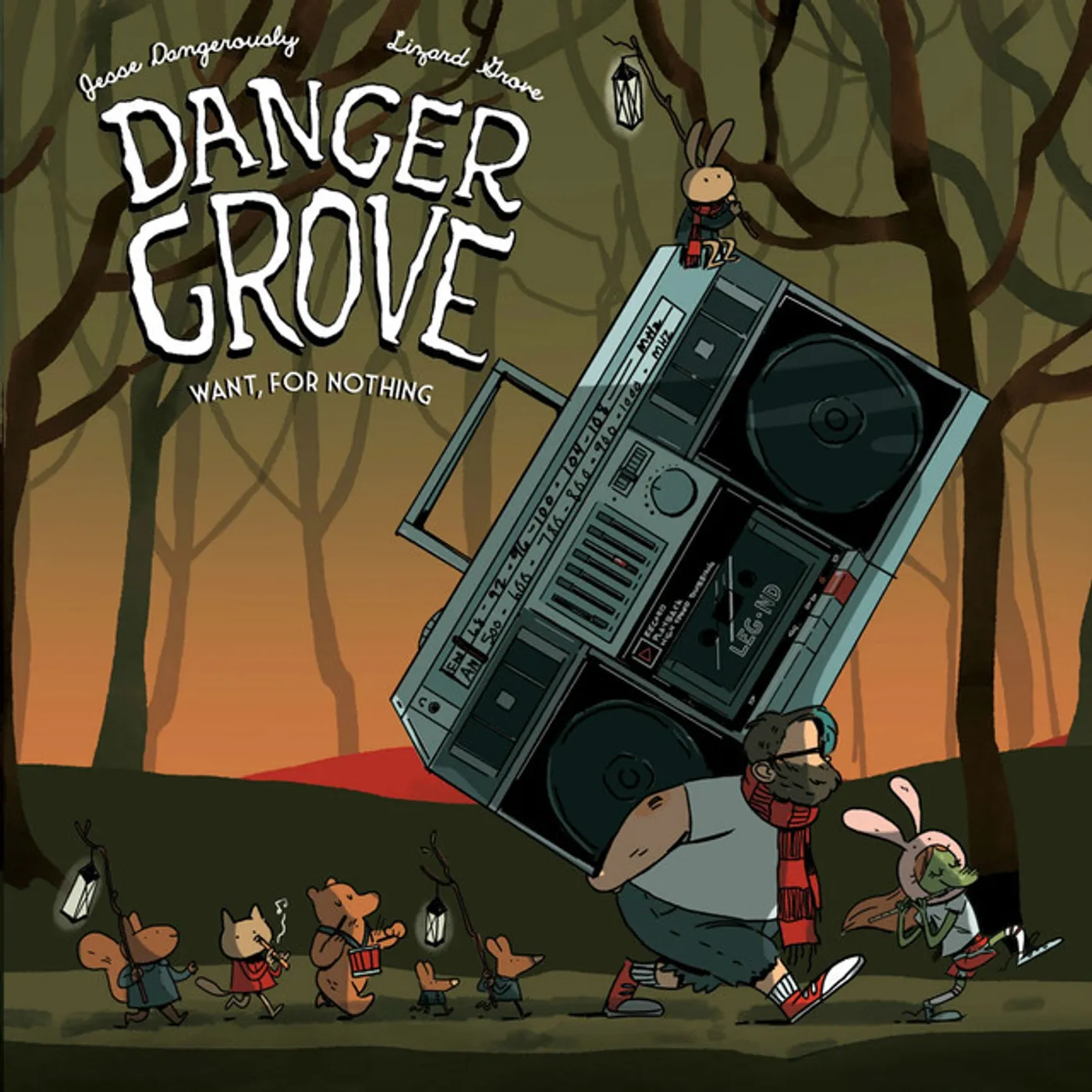 Danger Grove WANT FOR NOTHING Vinyl Record