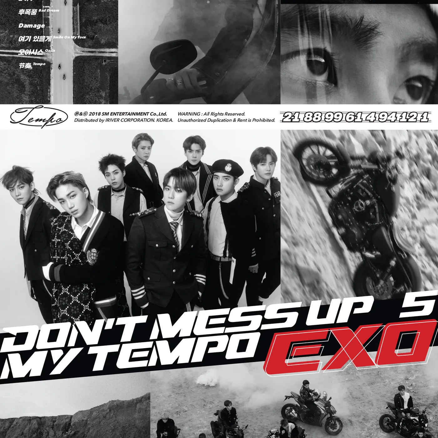 EXO DON'T MESS UP MY TEMPO (PHOTO CARD) CD