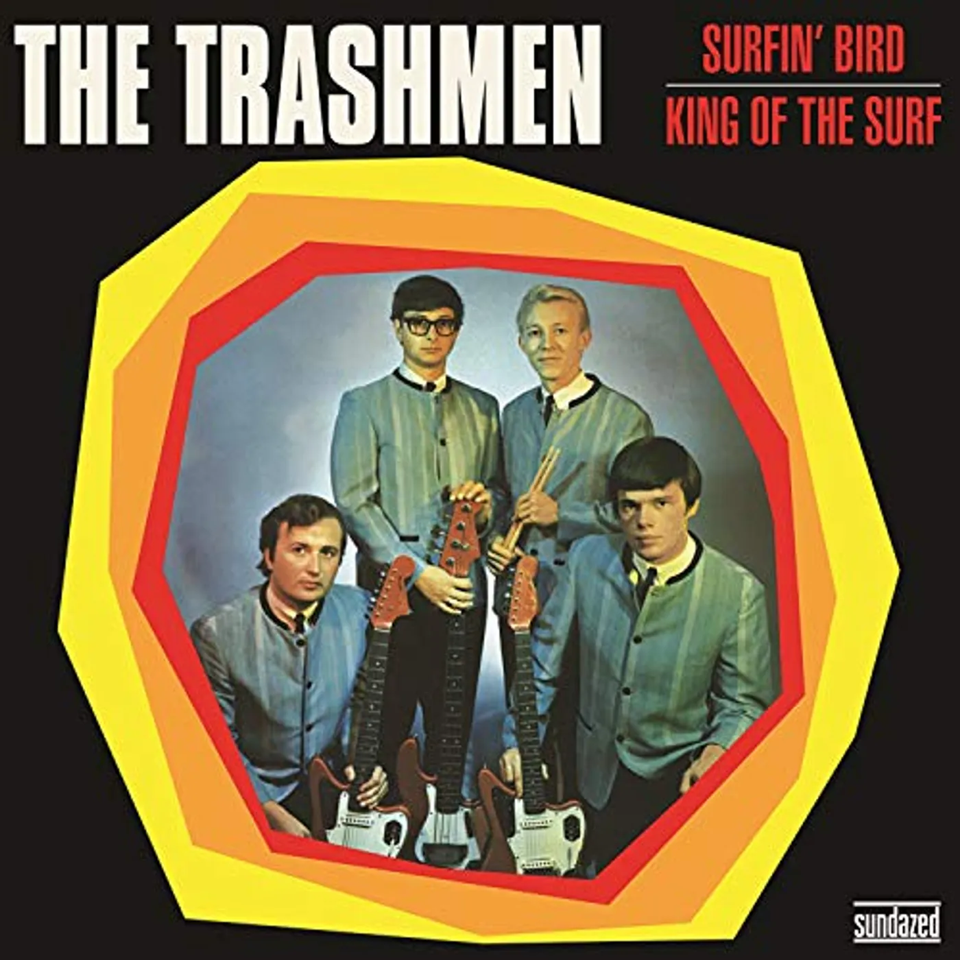 The Trashmen SURFIN' BIRD / KING OF THE SURF - Limited Edition Gold Colored Vinyl Record
