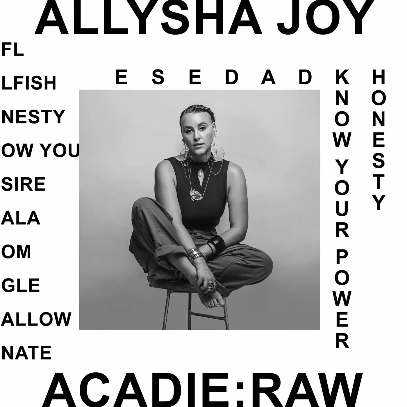 Allysha Joy Acadie : Raw Vinyl Record