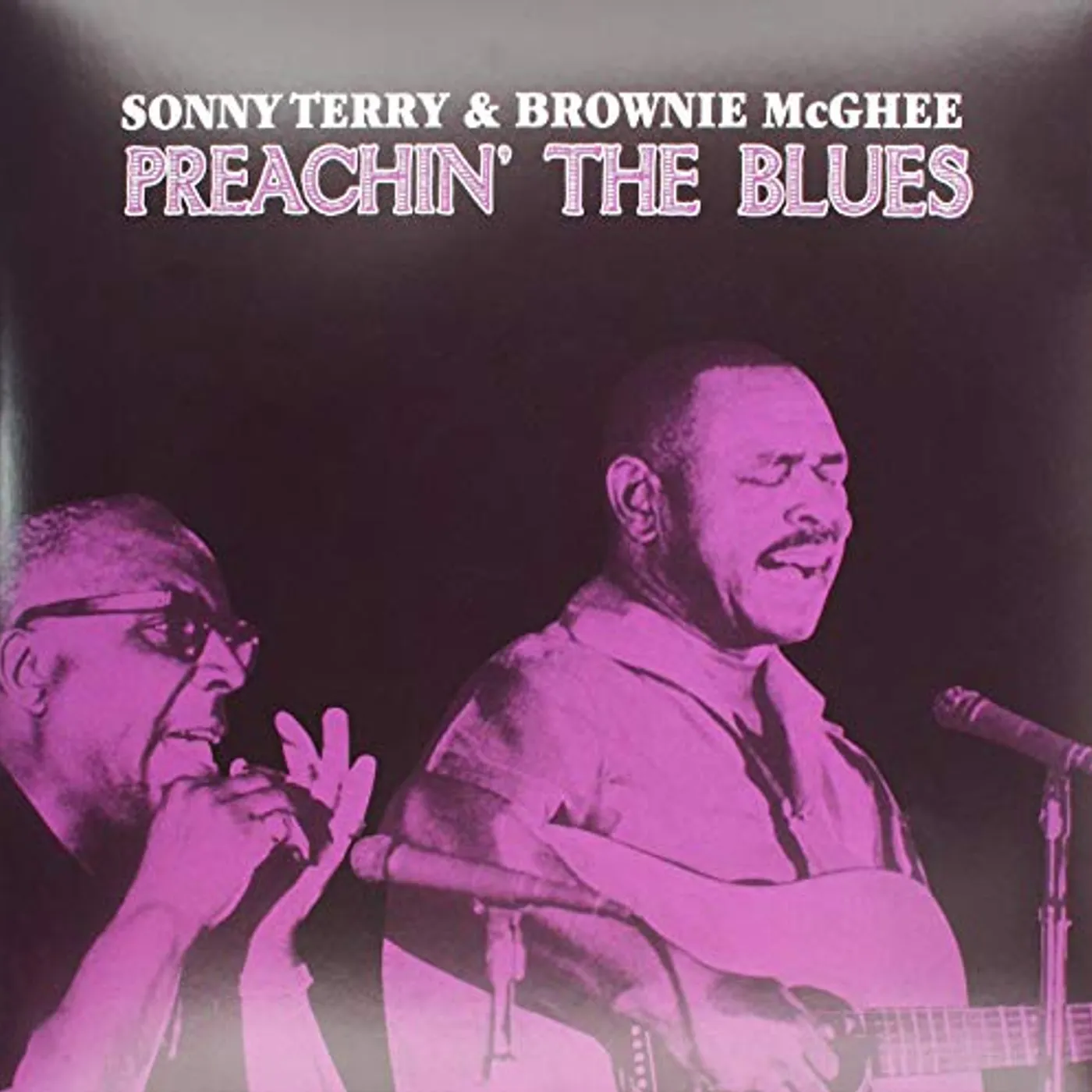 Sonny Terry & Brownie PREACHIN THE BLUES Vinyl Record