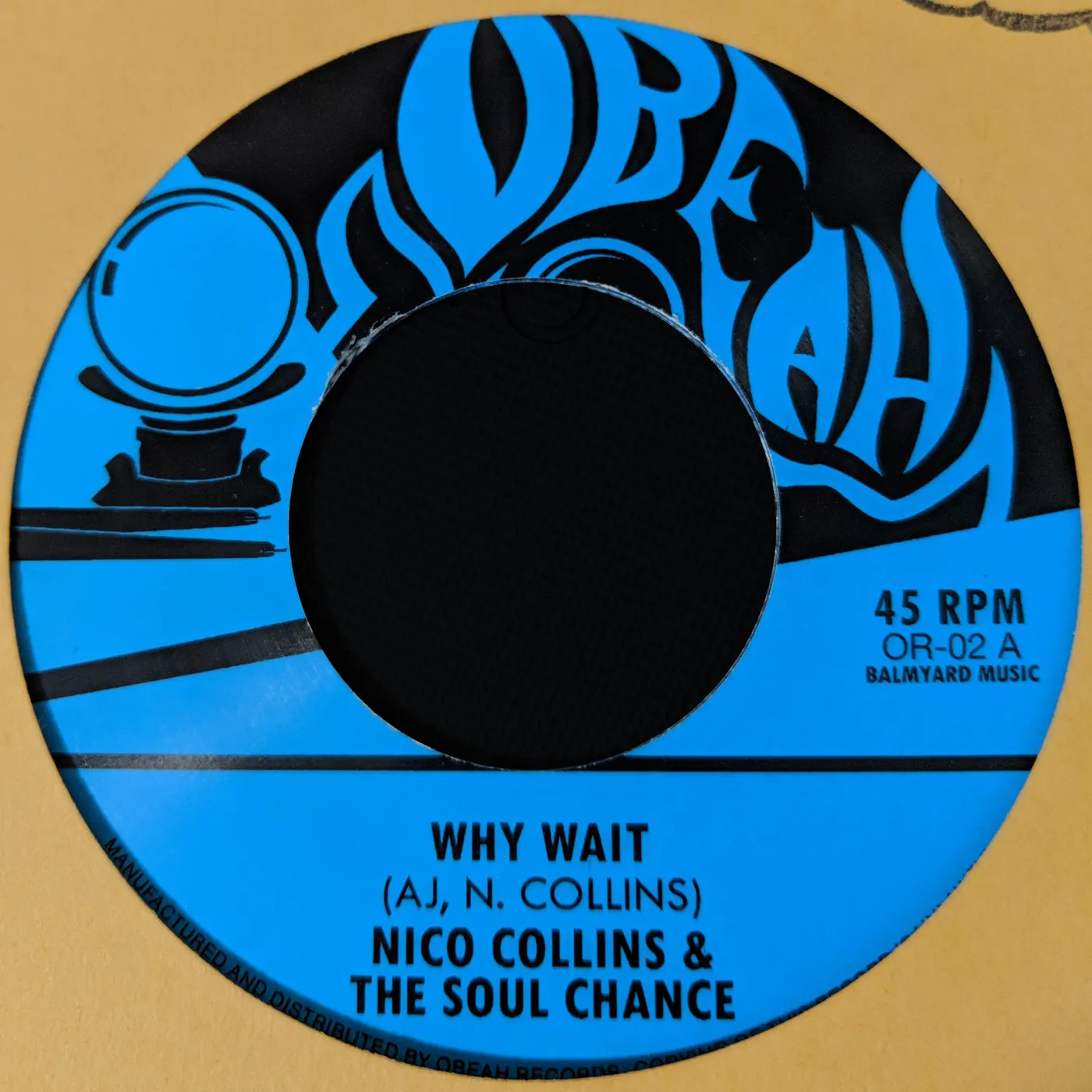 The Soul Chance WHY WAIT / WAITING IN THE PARK Vinyl Record