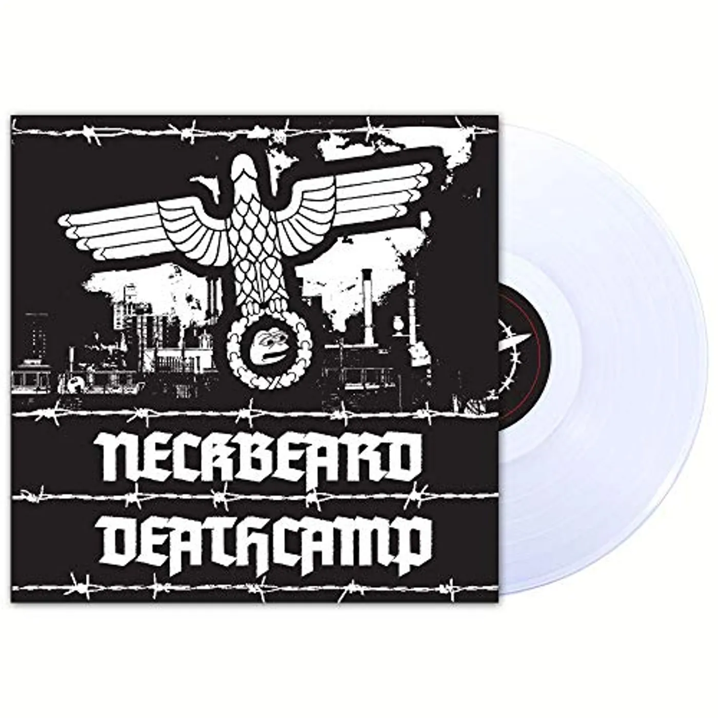 Neckbeard Deathcamp White Nationalism Is for Basement Dwelling Losers Vinyl Record