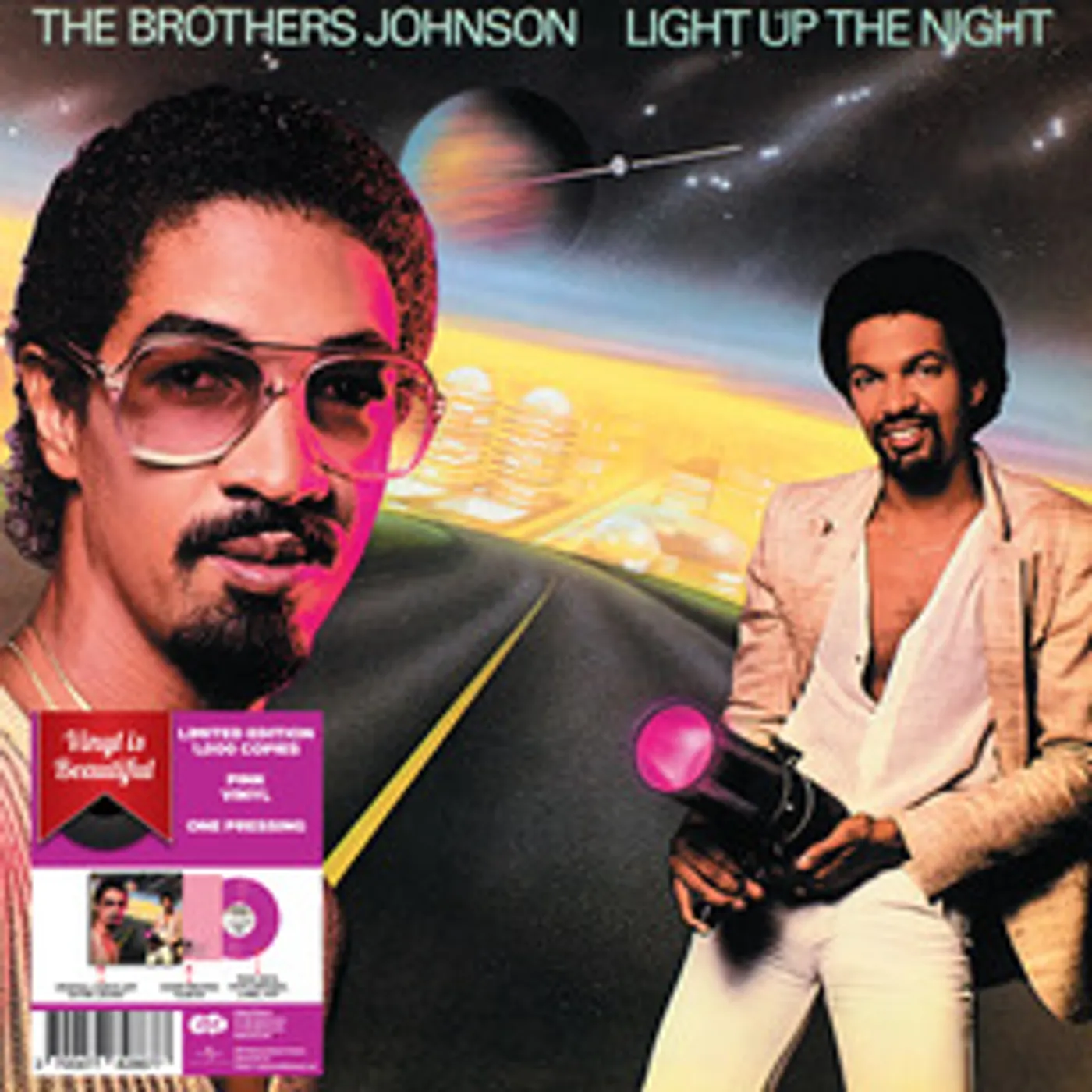 The Brothers Johnson LIGHT UP THE NIGHT (PINK VINYL) (LIMITED EDITION) Vinyl Record