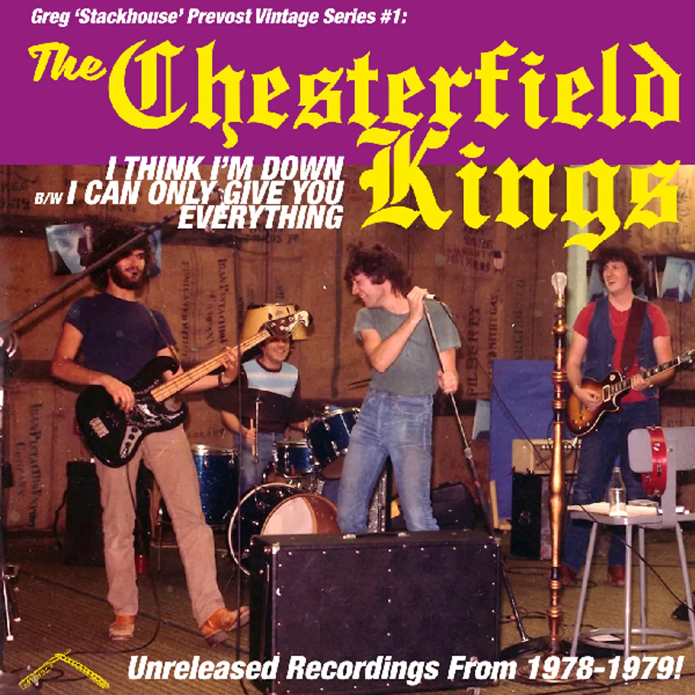 The Chesterfield Kings I THINK I'M DOWN / I CAN ONLY GIVE YOU EVERYTHING Vinyl Record