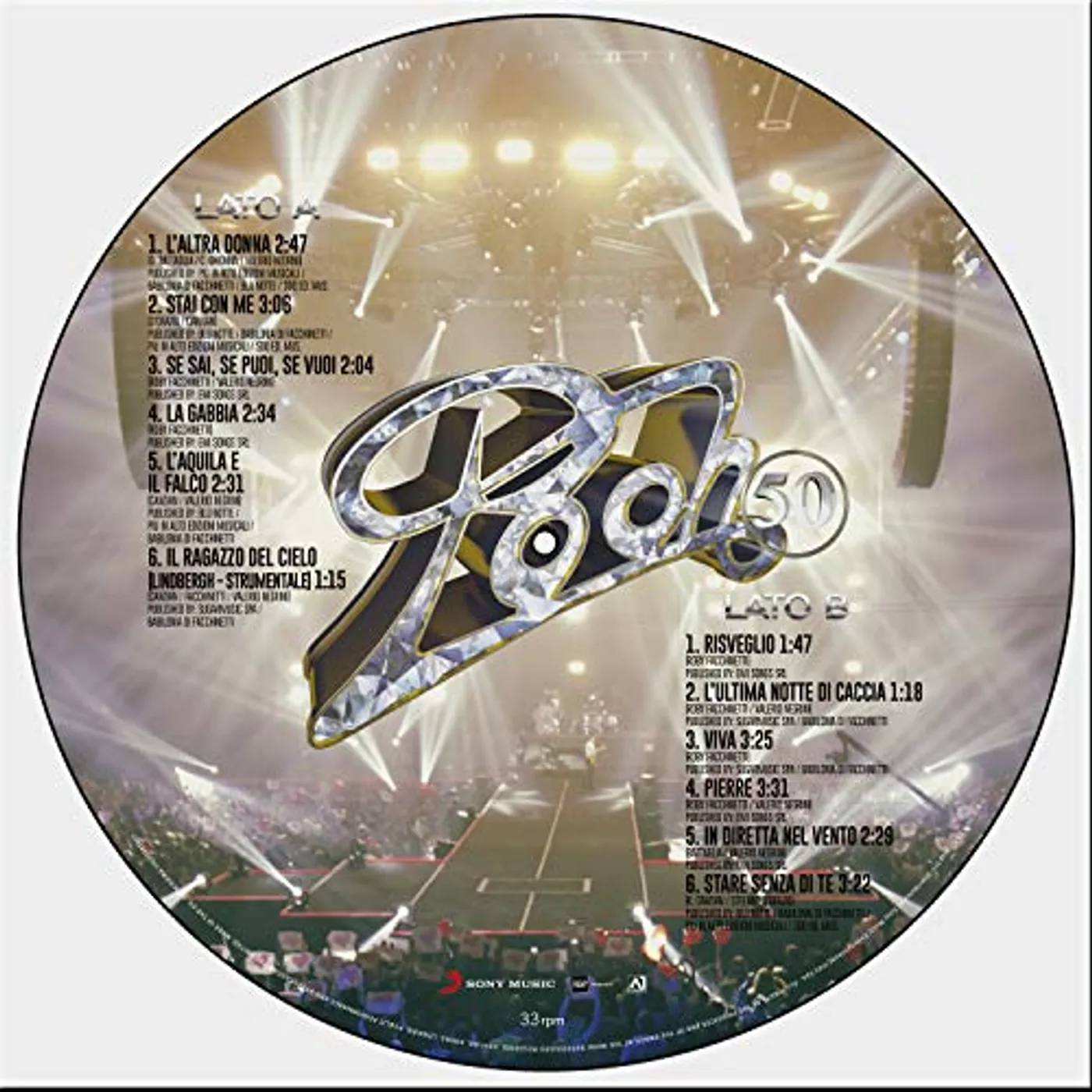 Pooh L'ULTIMO ABBRACCIO: PICTURE 2 Vinyl Record