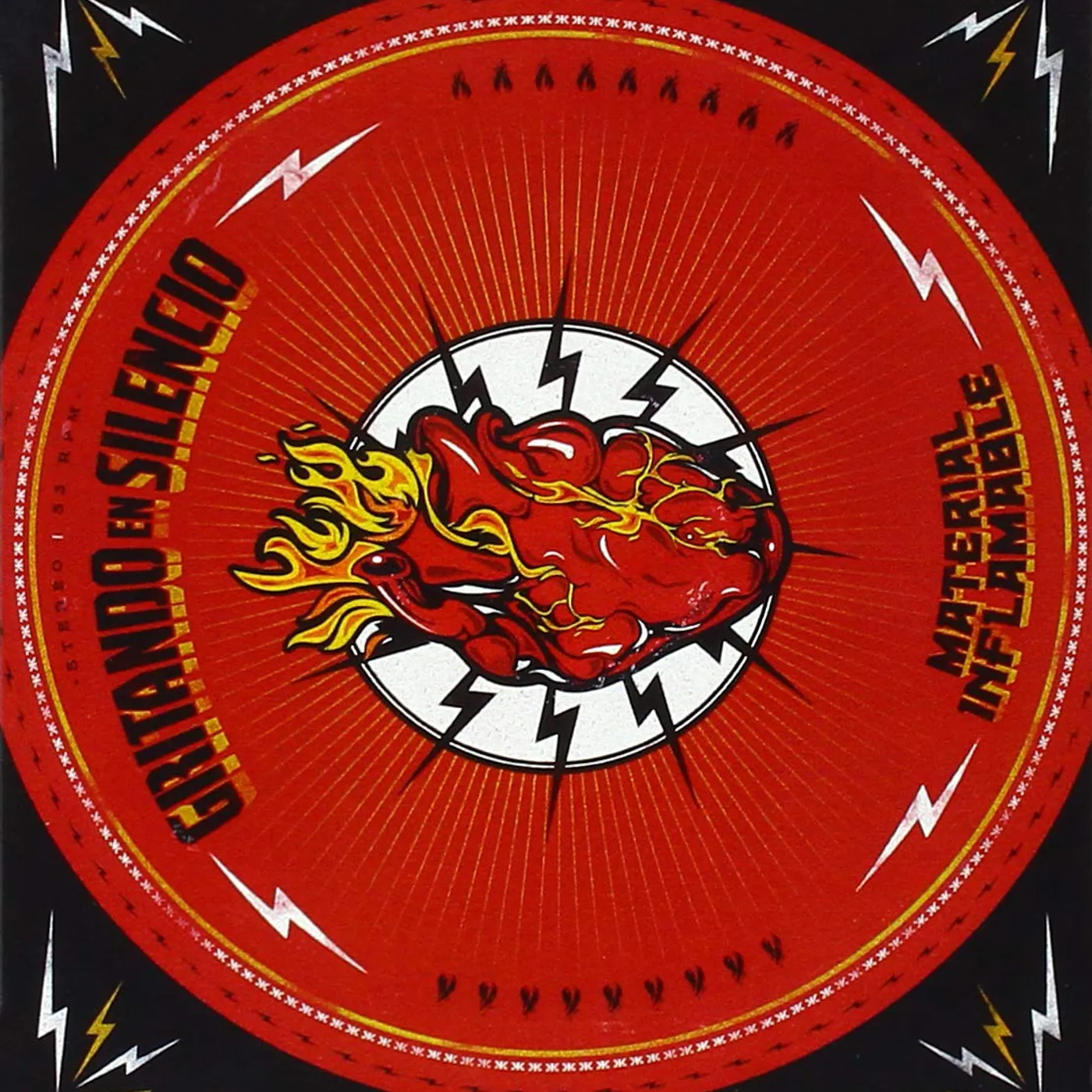 Gritando en Silencio Material inflamable Vinyl Record