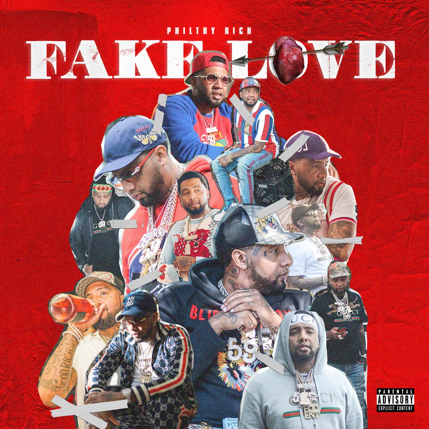 Philthy Rich FAKE LOVE CD