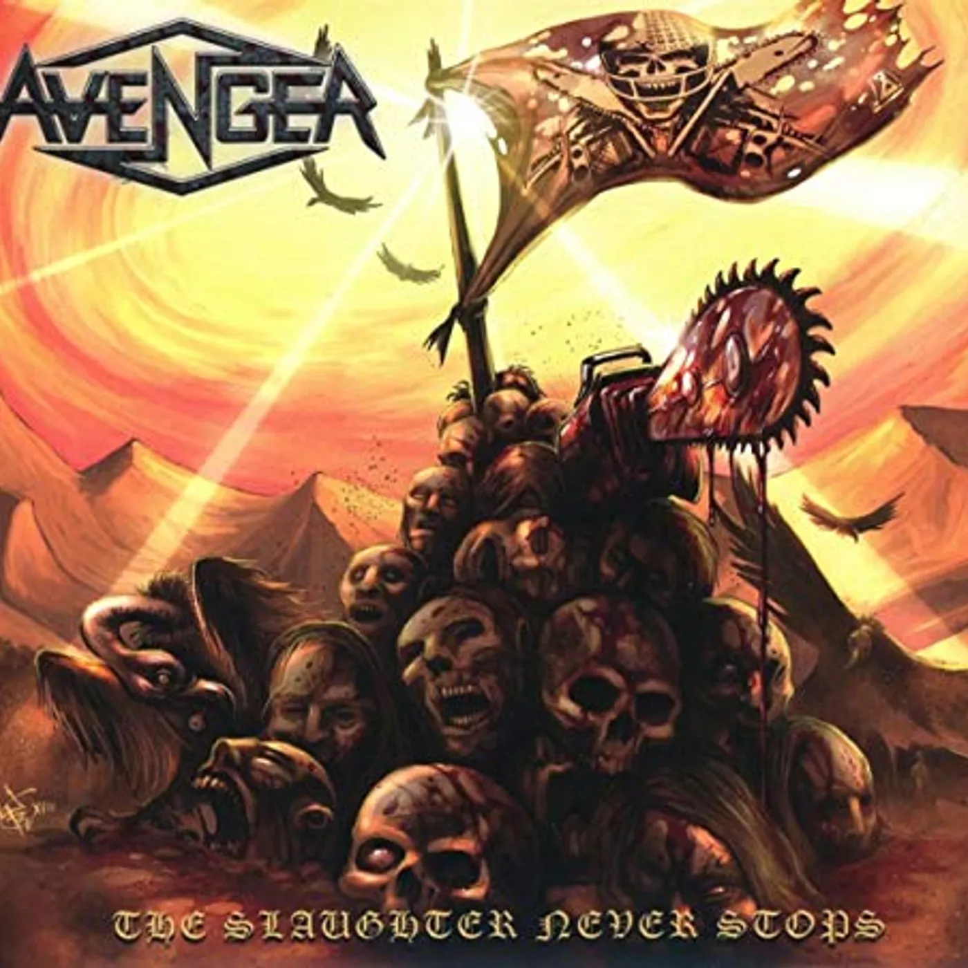 Avenger SLAUGHTER NEVER STOPS CD