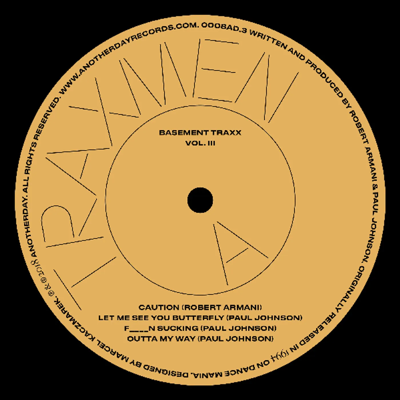 Traxmen BASEMENT TRAXX III Vinyl Record