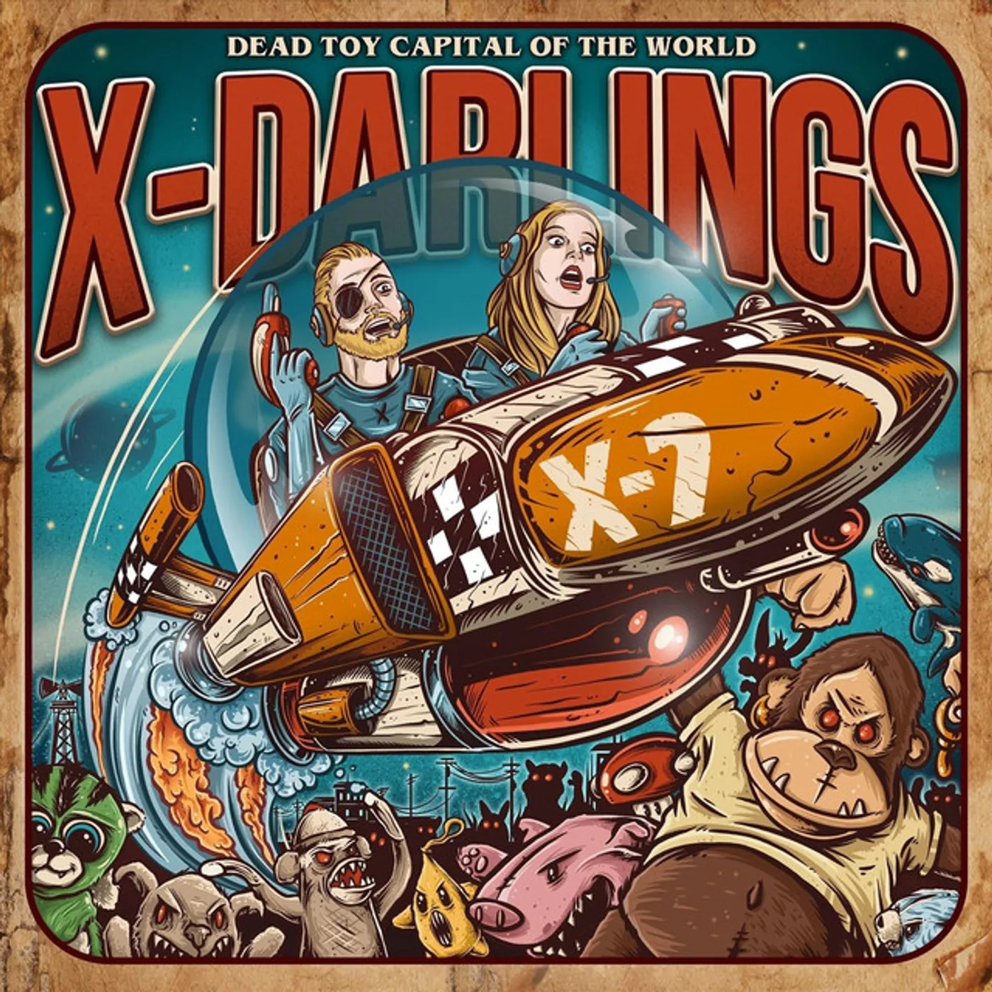 X-Darlings Dead Toy Capital of the World Vinyl Record