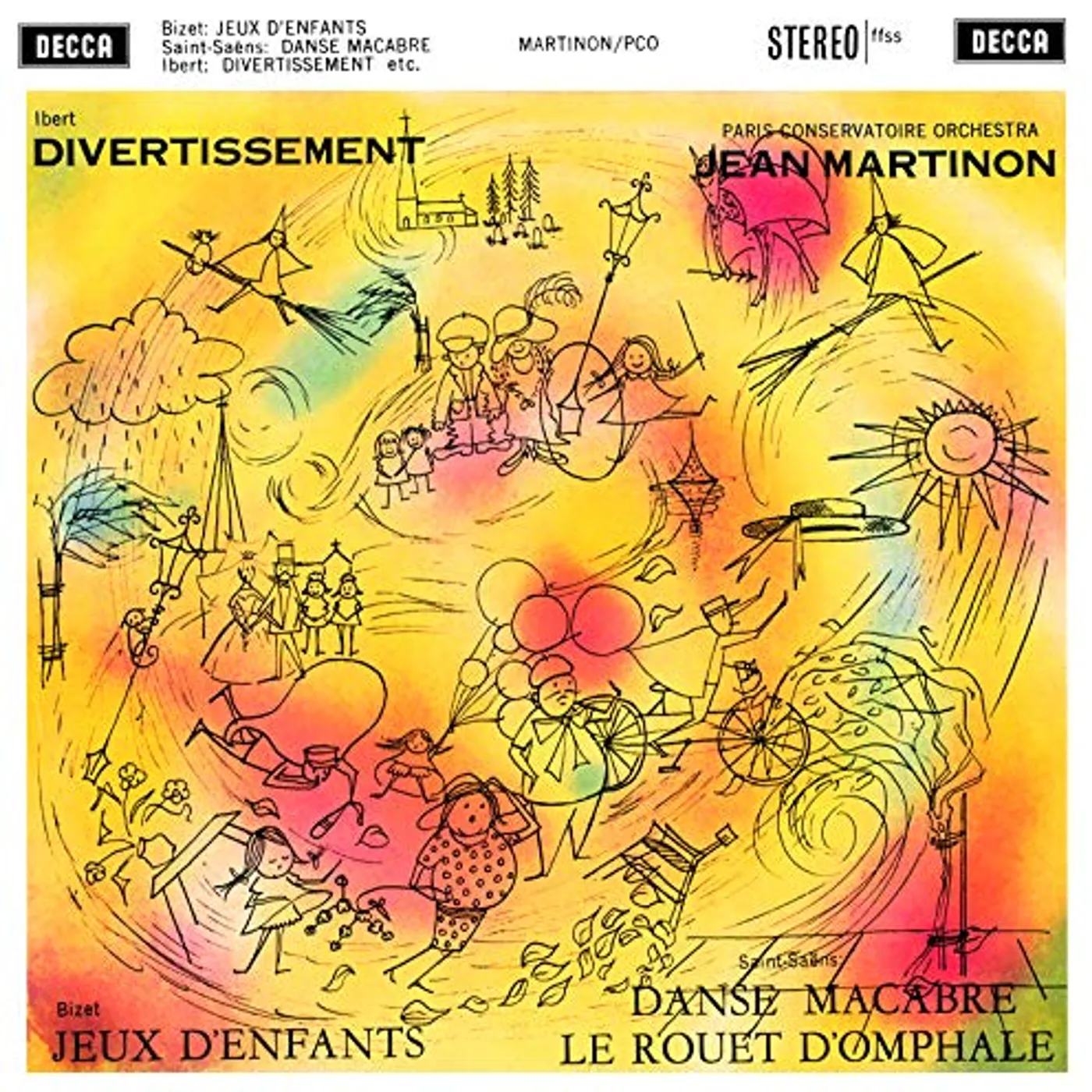 Jean Martinon IBERT SAINT-SAENS BERLIOZ: ORCHESTRA CD